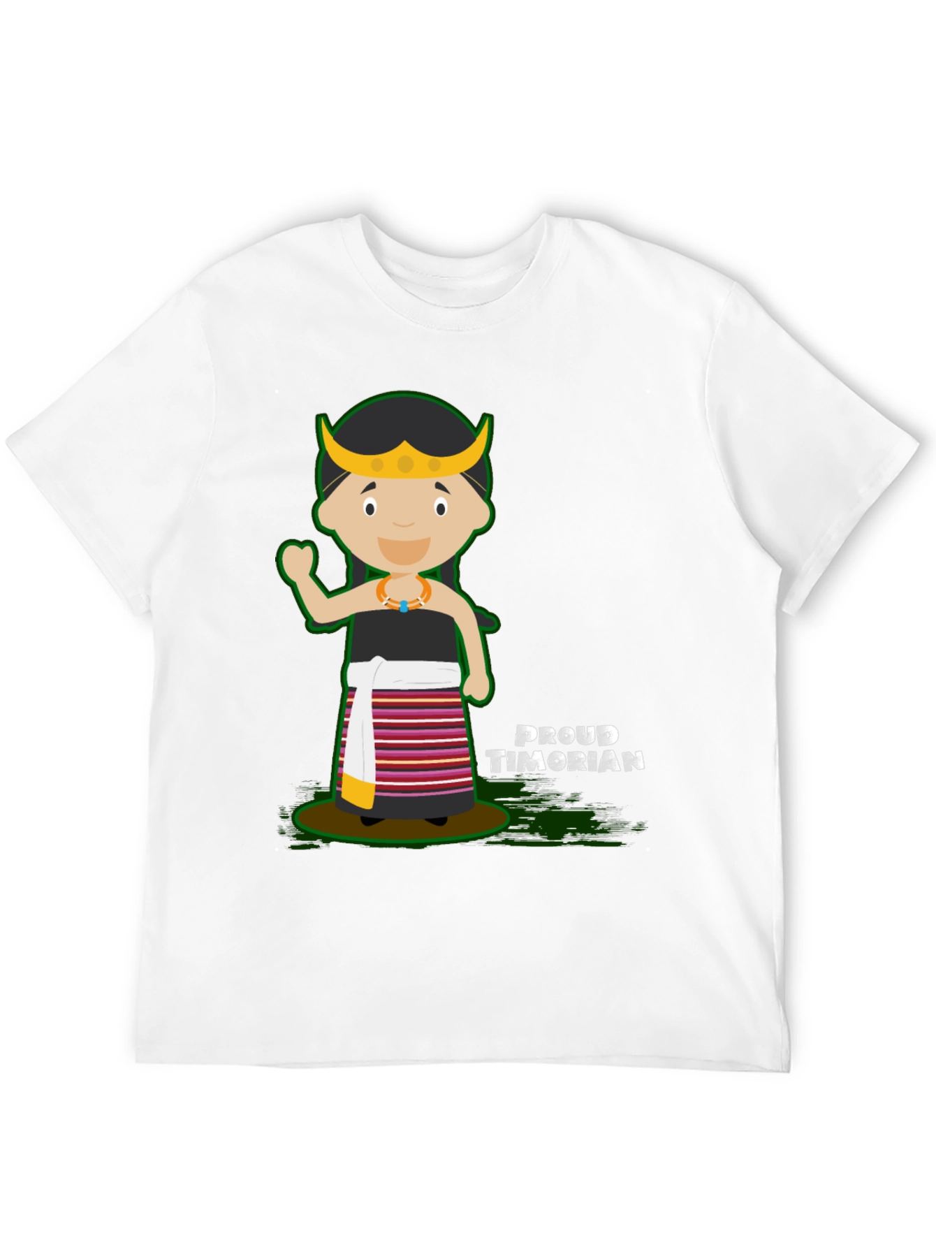 Proud Timorian Cartoon T-Shirt