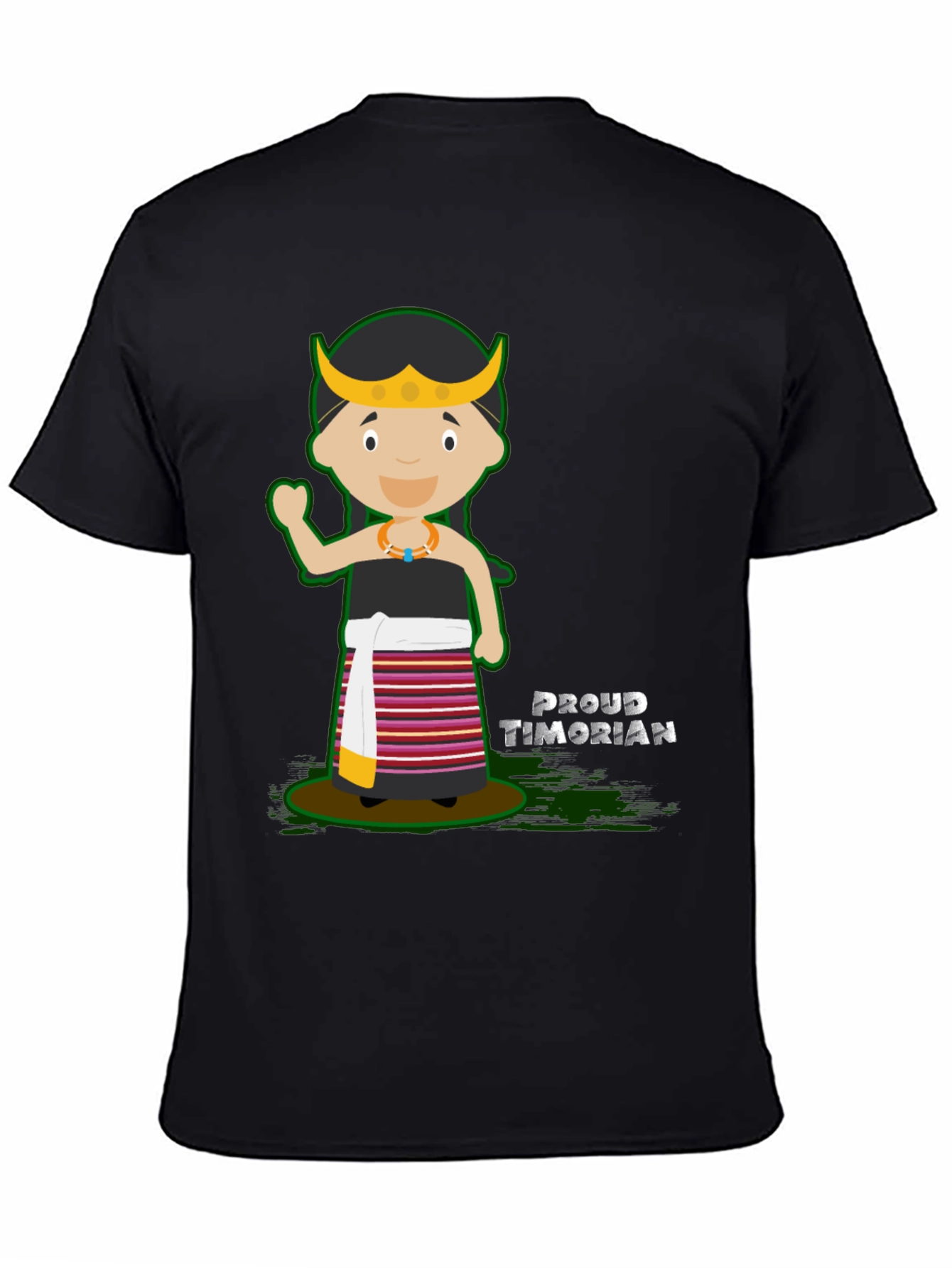Proud Timorian Cartoon T-Shirt