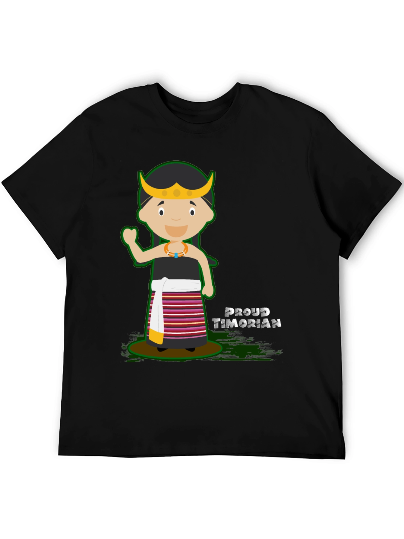 Proud Timorian Cartoon T-Shirt