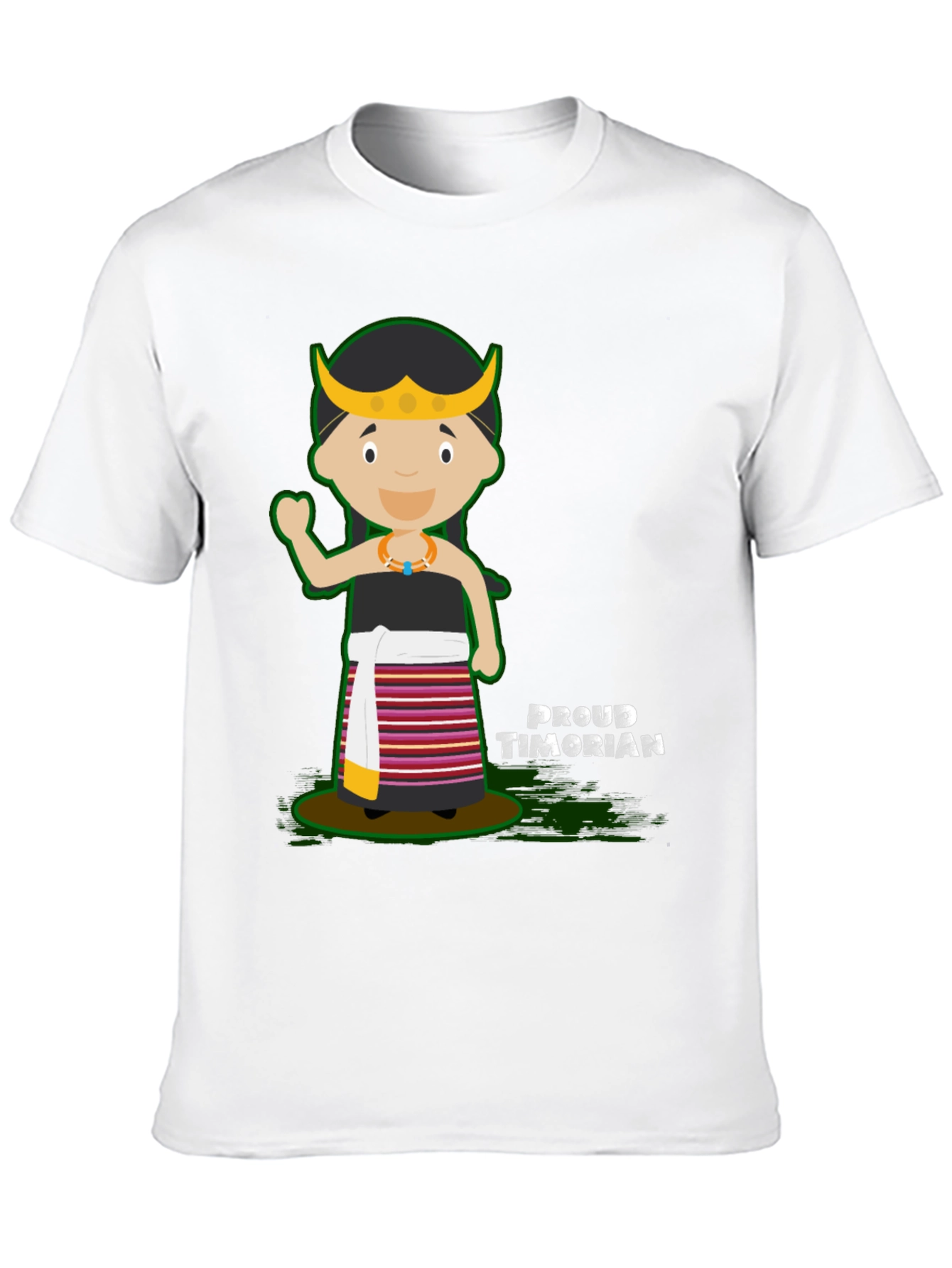 Proud Timorian Cartoon T-Shirt