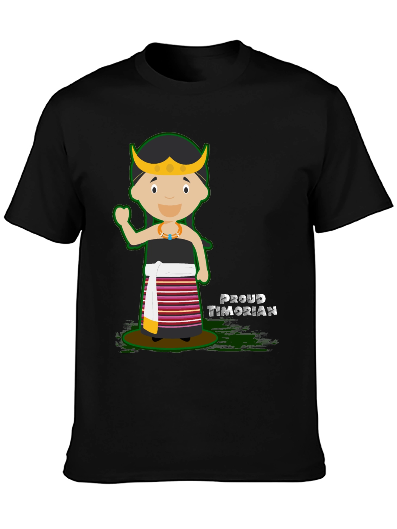Proud Timorian Cartoon T-Shirt