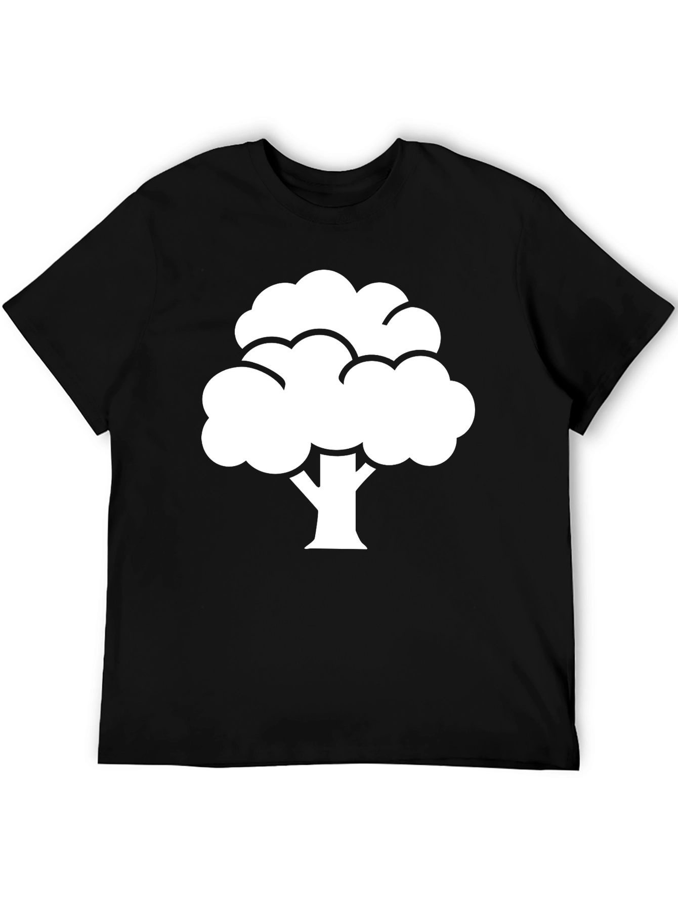Tree Graphic Black T-Shirt - Nature Inspired Design