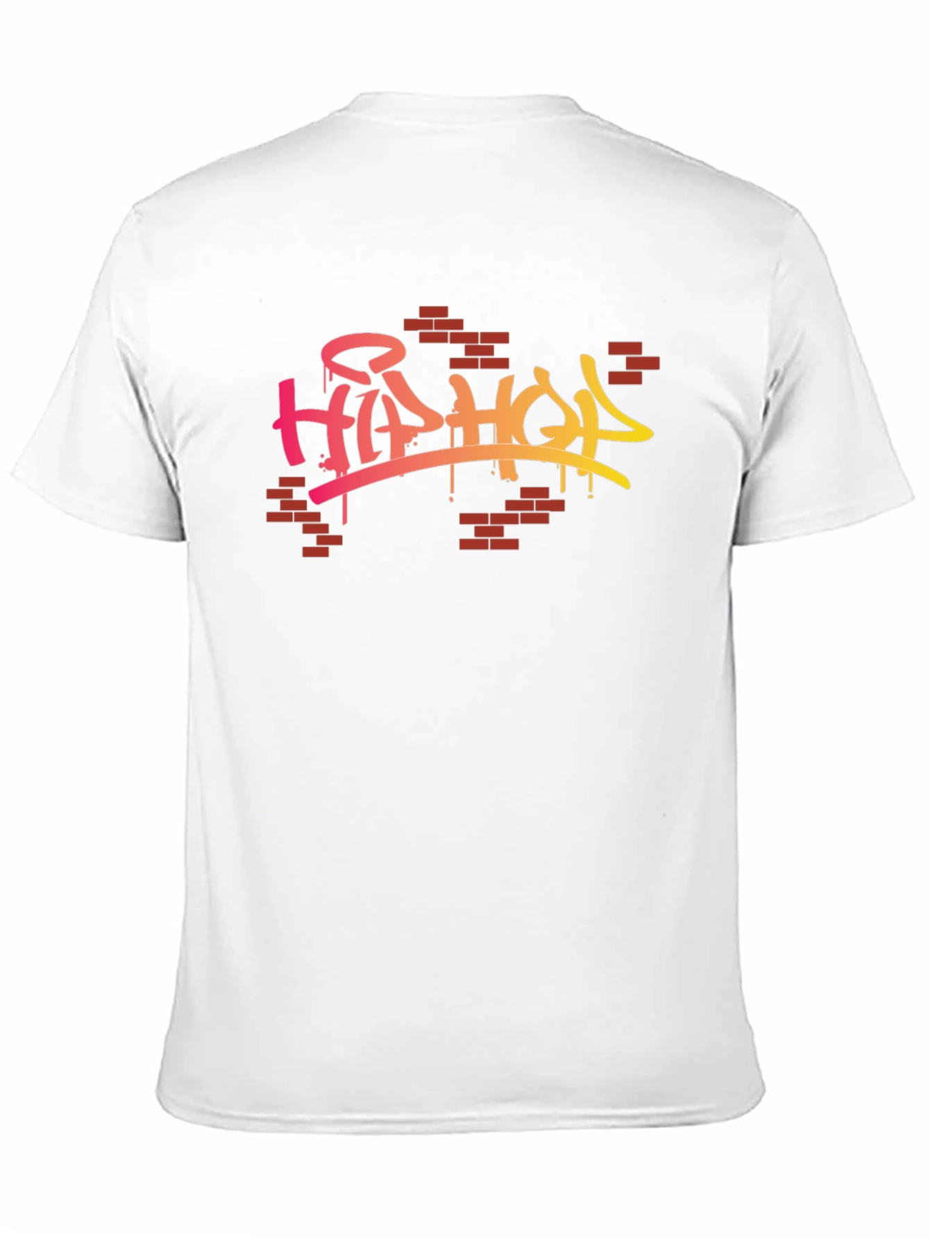 Hip Hop Graffiti Style Graphic Black T-Shirt
