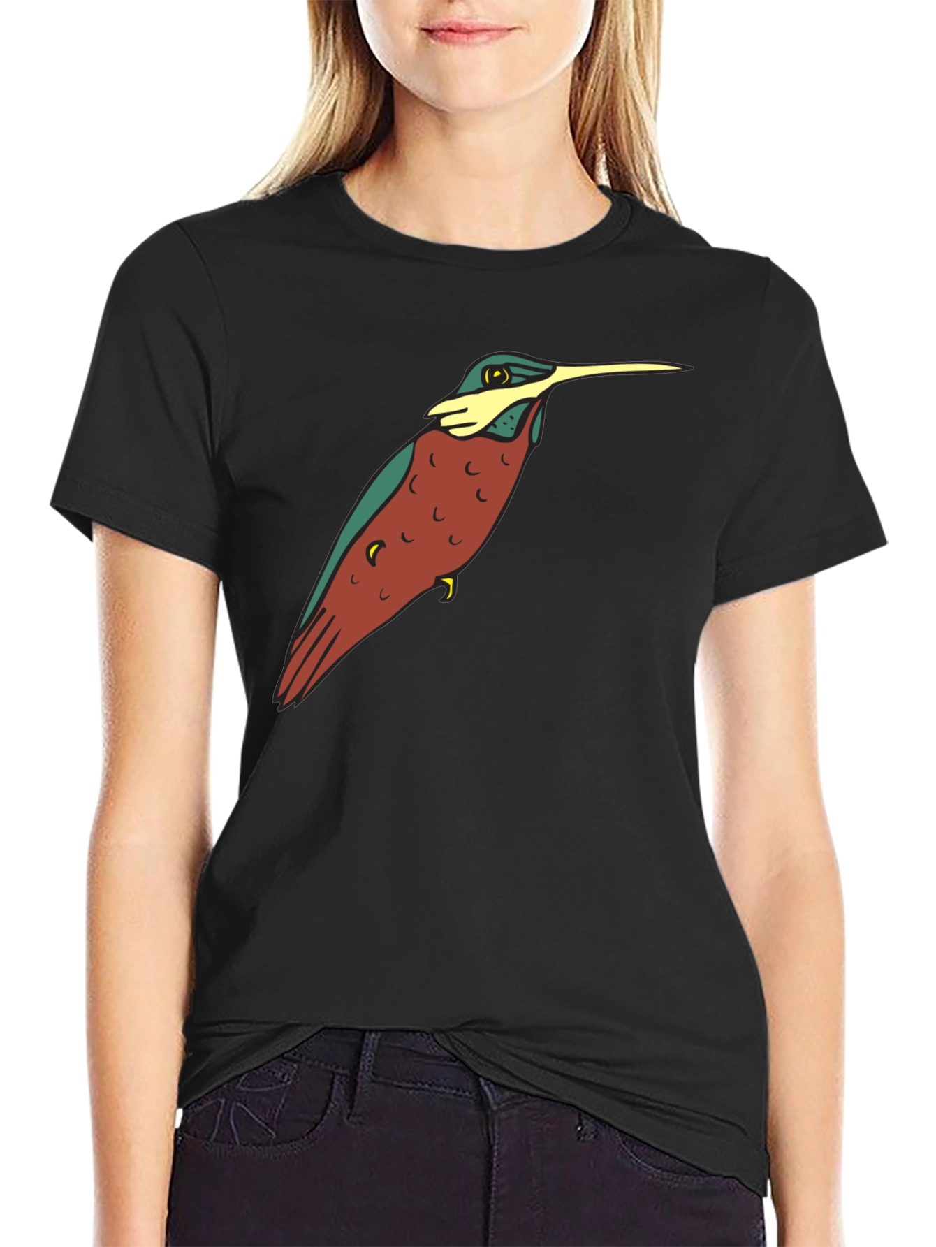Hummingbird Graphic Tee - Stylish Comfort