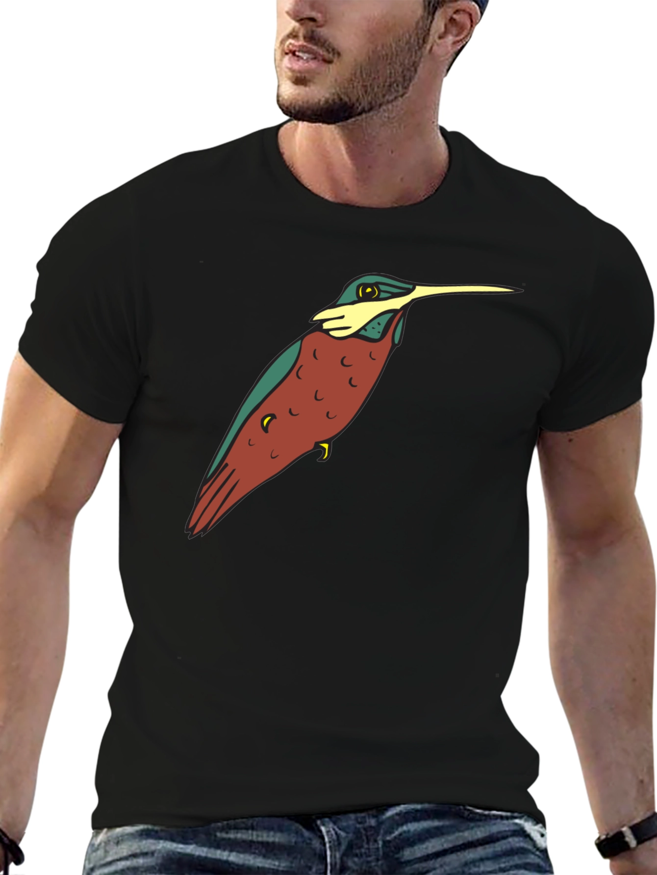Hummingbird Graphic Tee - Stylish Comfort
