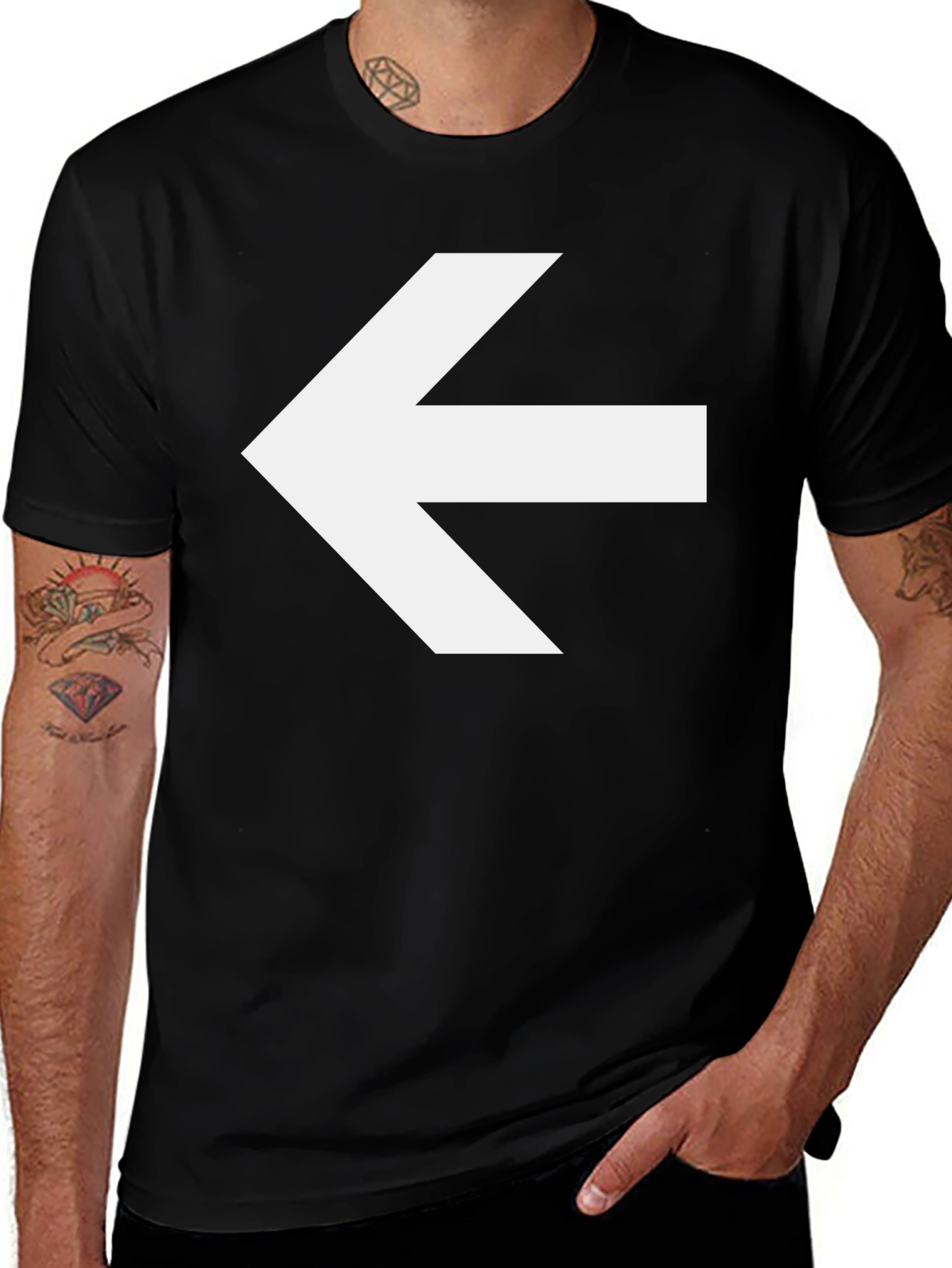 Arrow Graphic T-Shirt - Modern Casual Wear