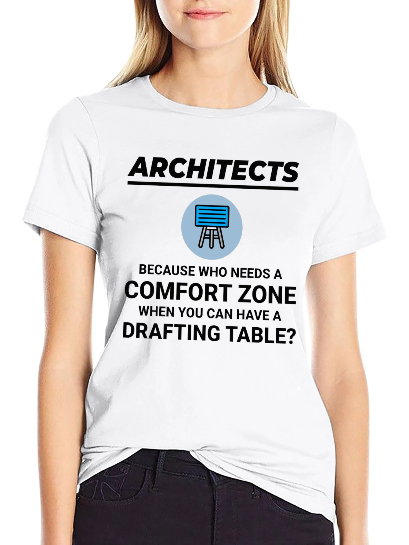 Architects Drafting Table Comfort Zone T-Shirt