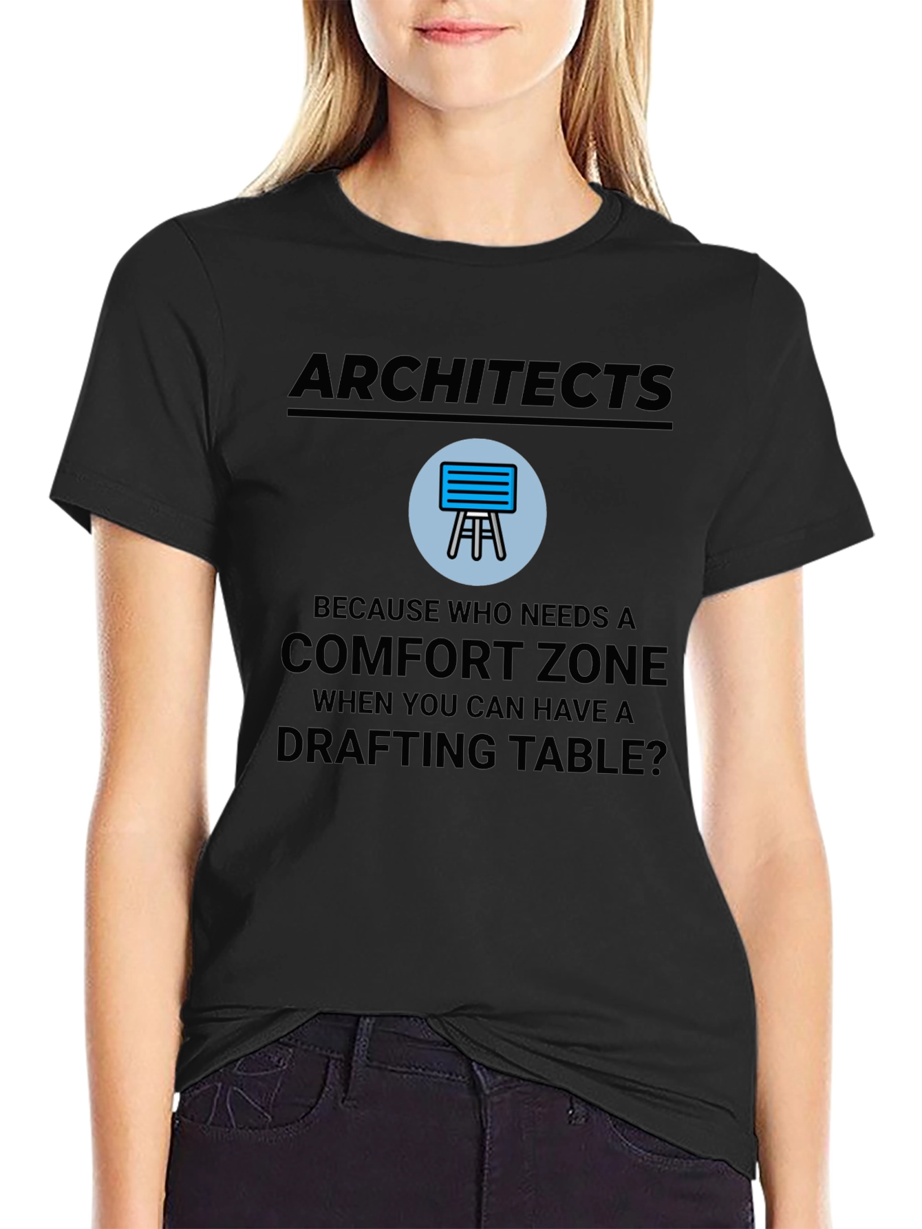 Architects Drafting Table Comfort Zone T-Shirt