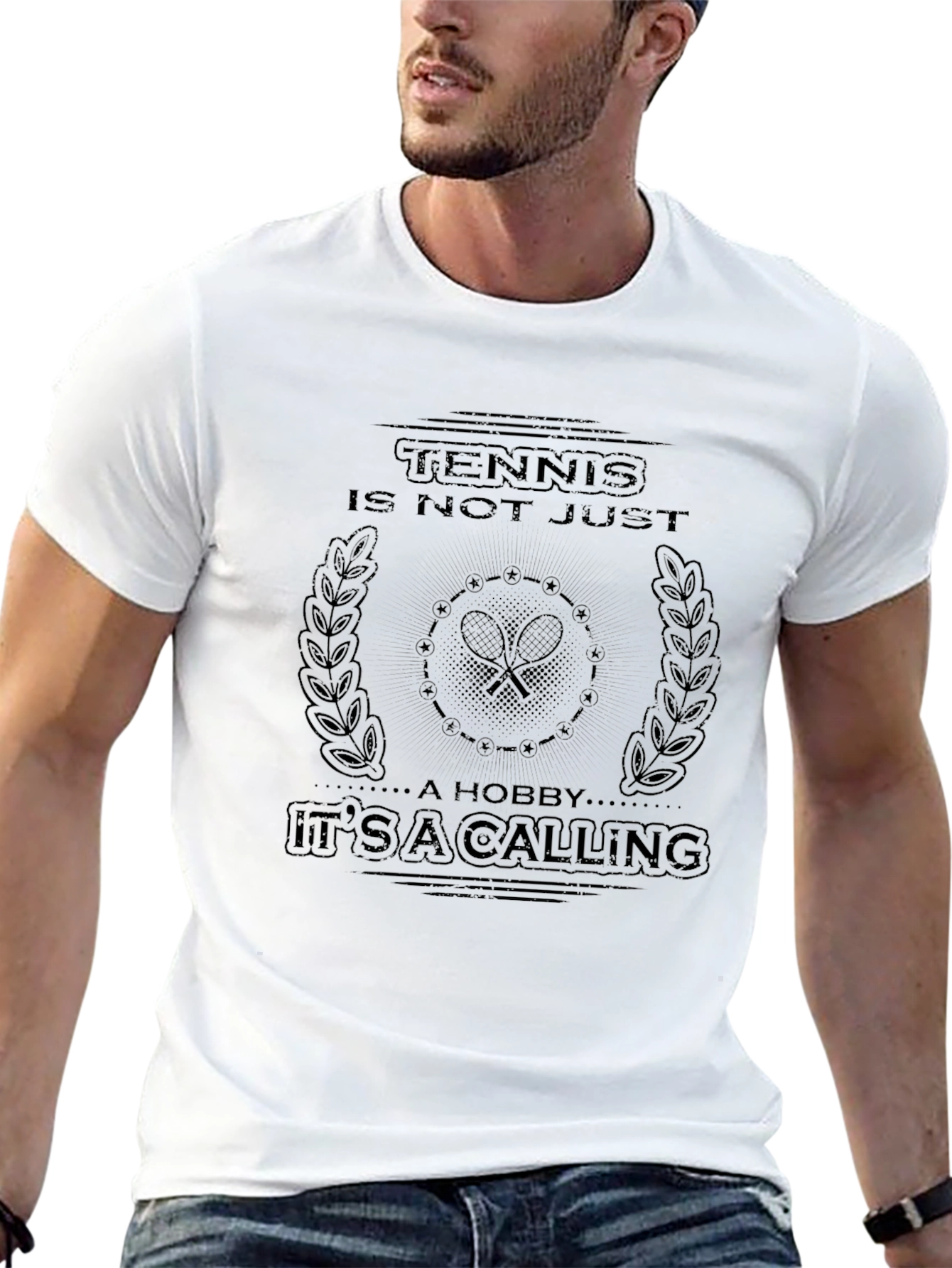 Tennis Is a Calling Graphic T-Shirt