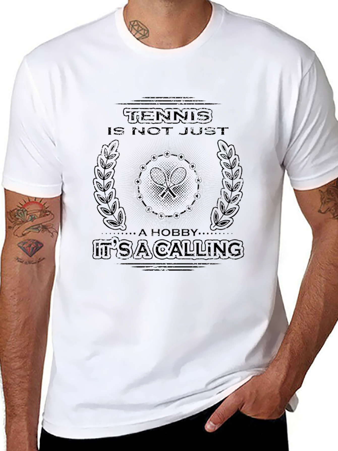 Tennis Is a Calling Graphic T-Shirt