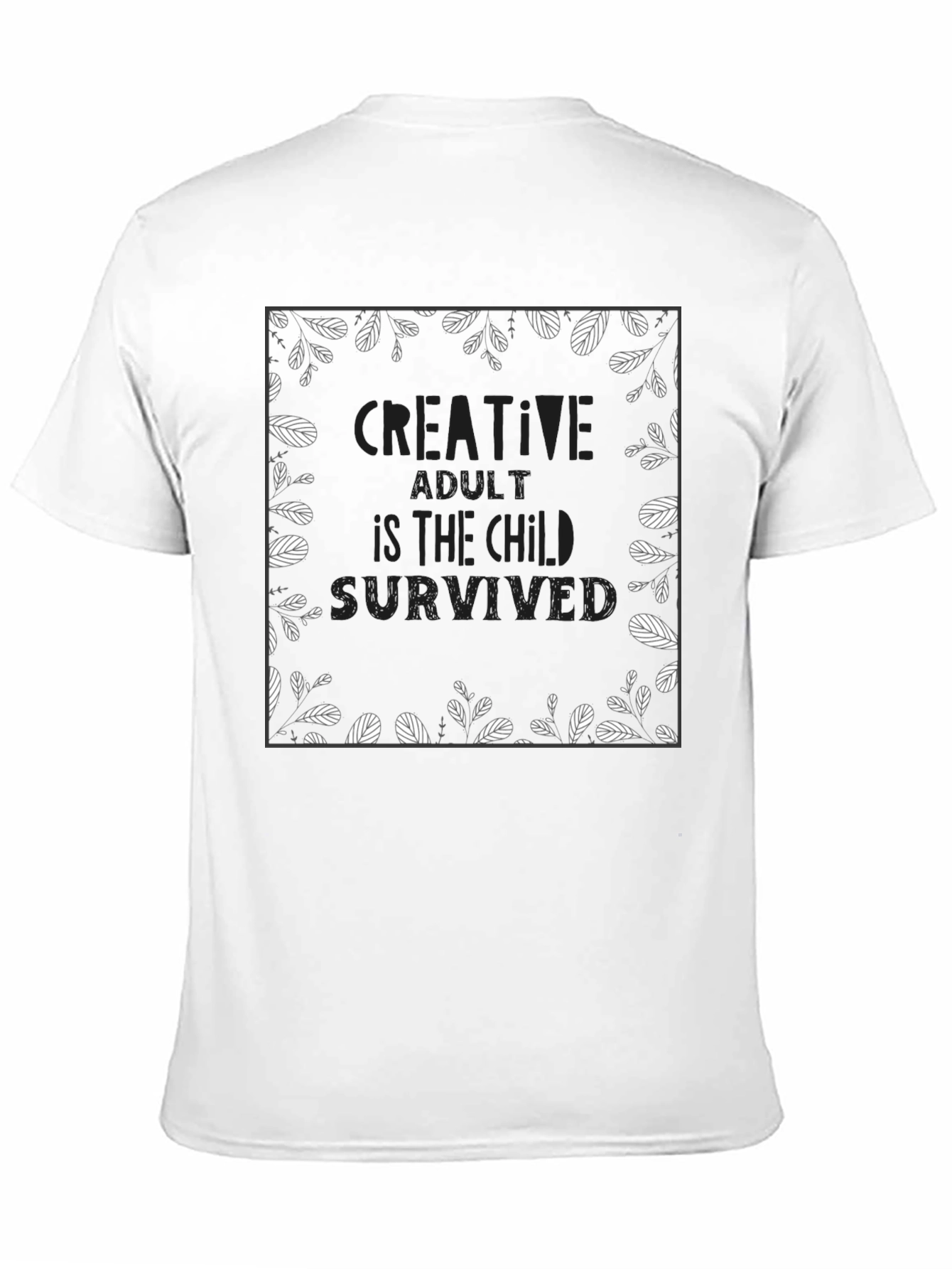 Creative Adult Black T-Shirt