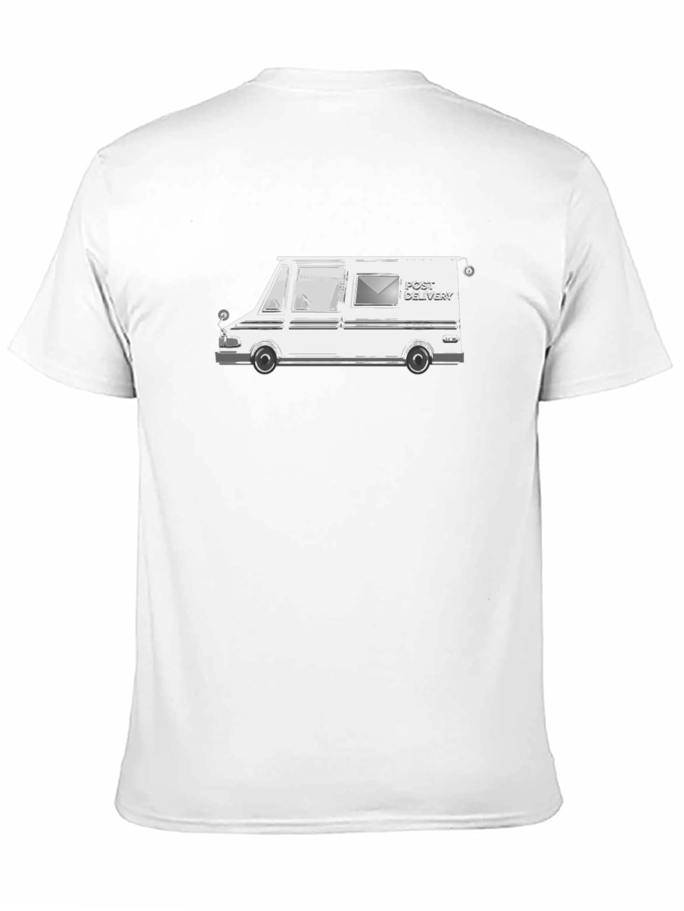 Mail Delivery Van T-Shirt - Black
