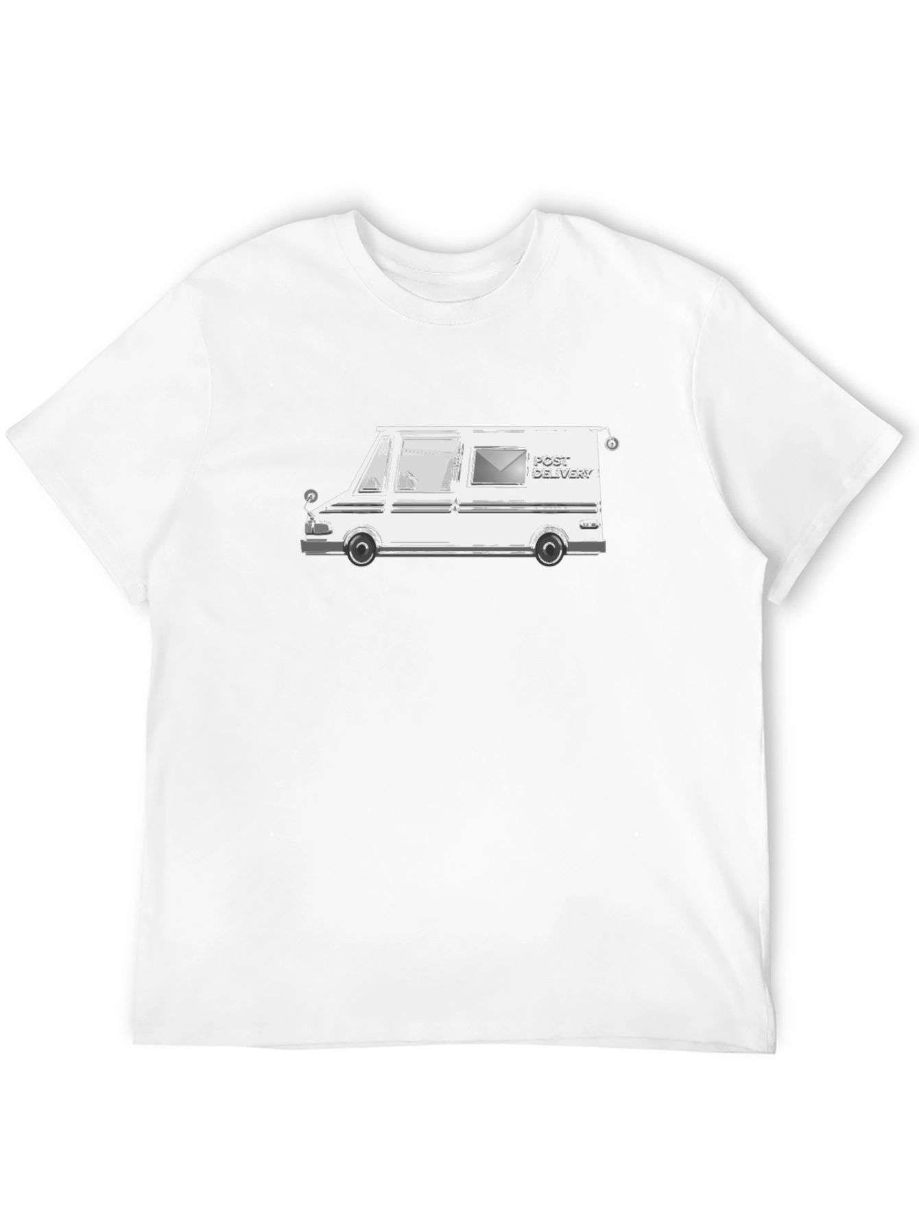 Mail Delivery Van T-Shirt - Black