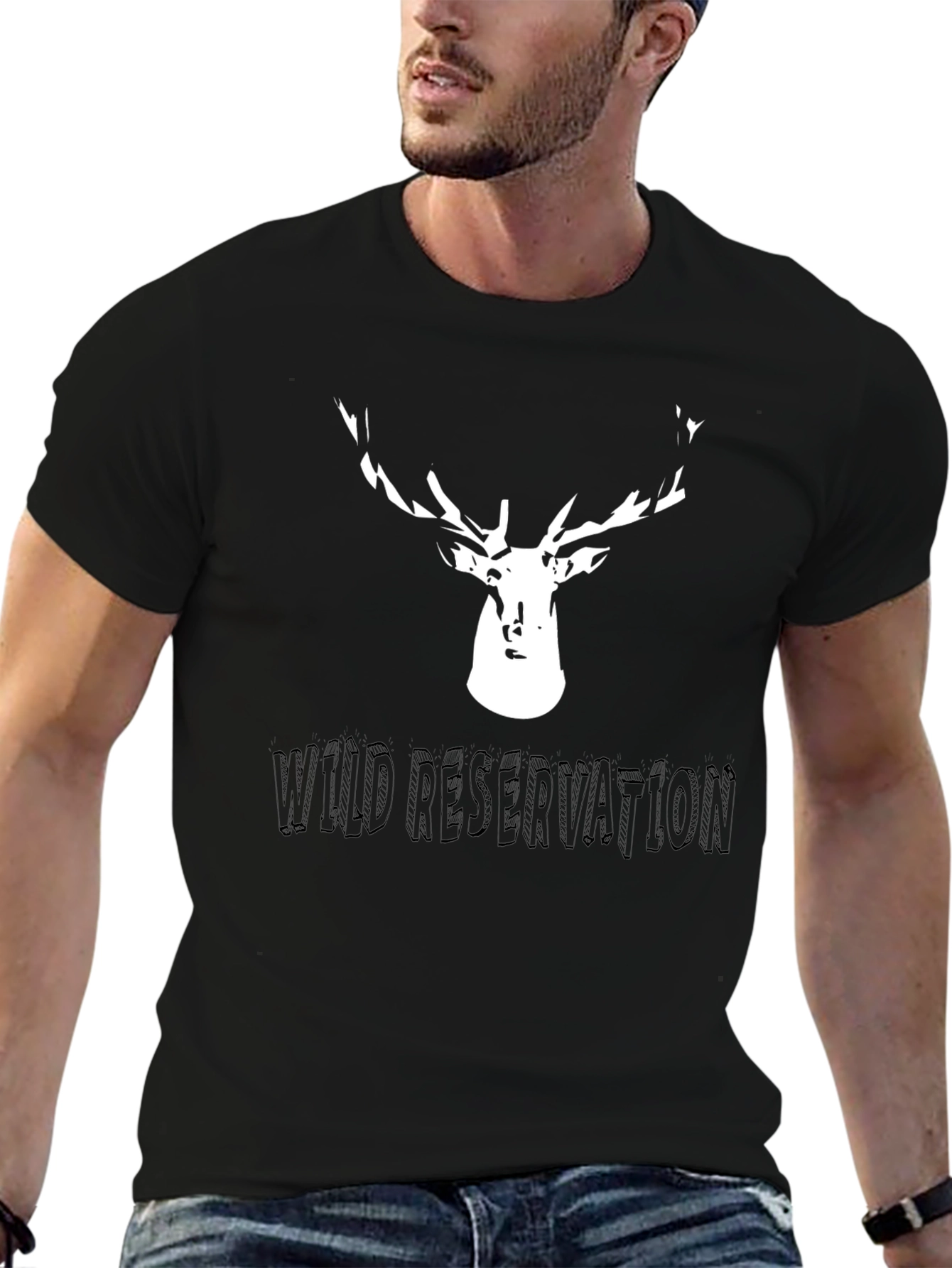 Wild Reservation Graphic Tee - Black