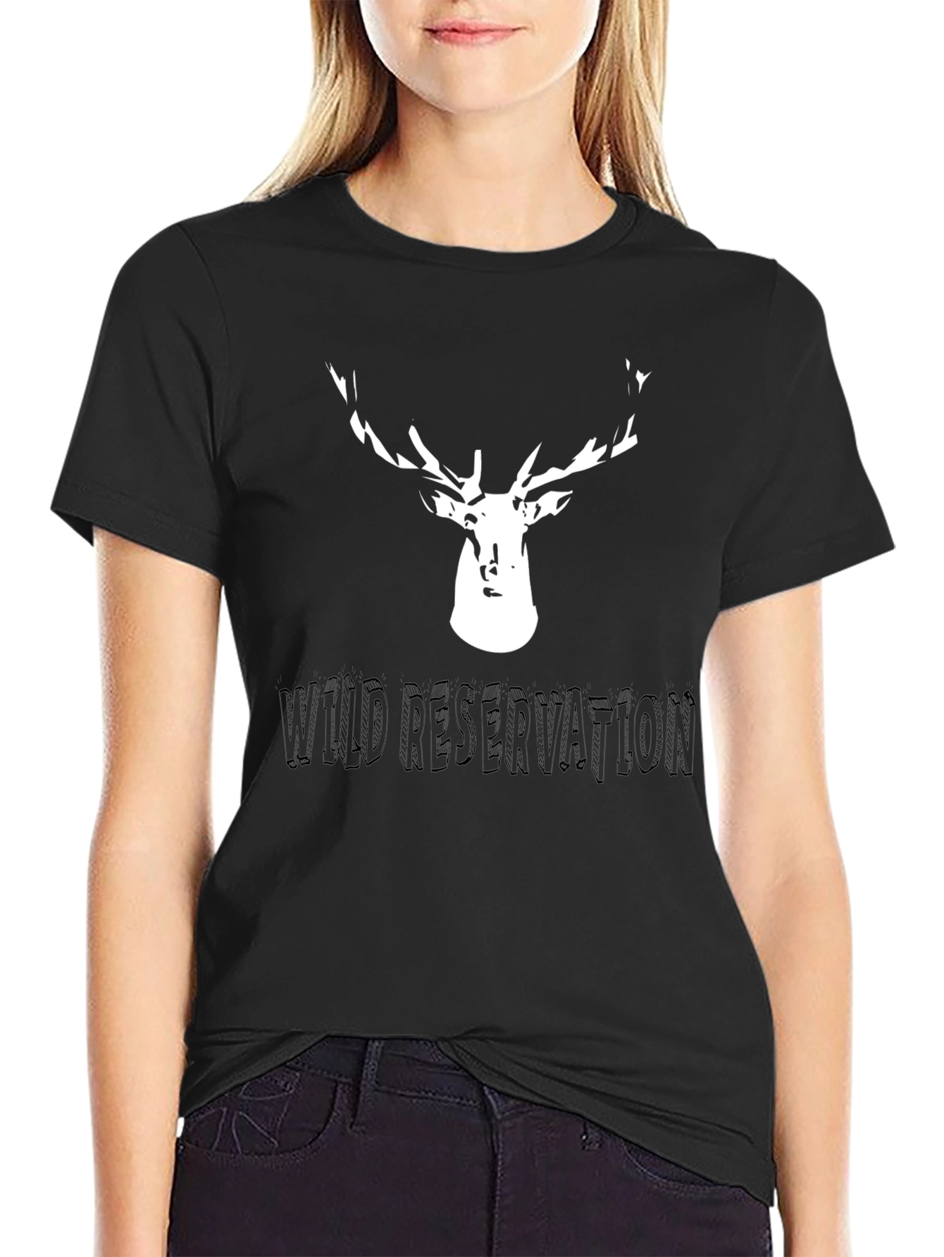 Wild Reservation Graphic Tee - Black