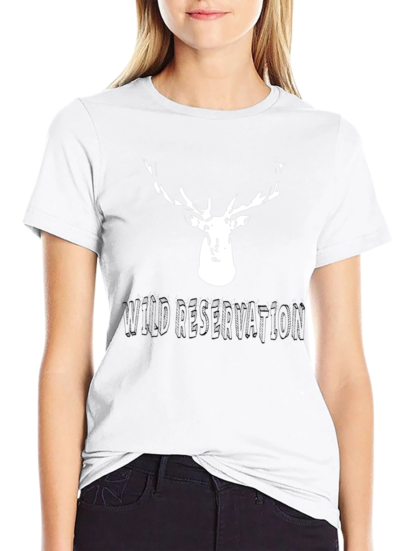 Wild Reservation Graphic Tee - Black