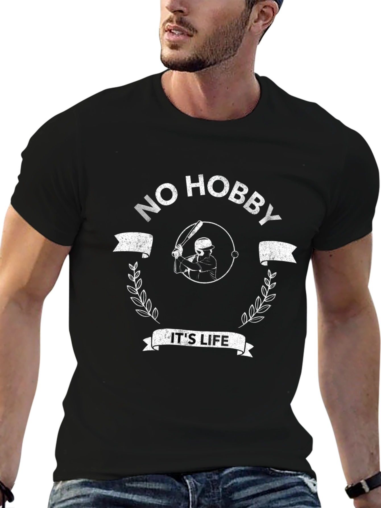 No Hobby Its Life Baseball T-Shirt