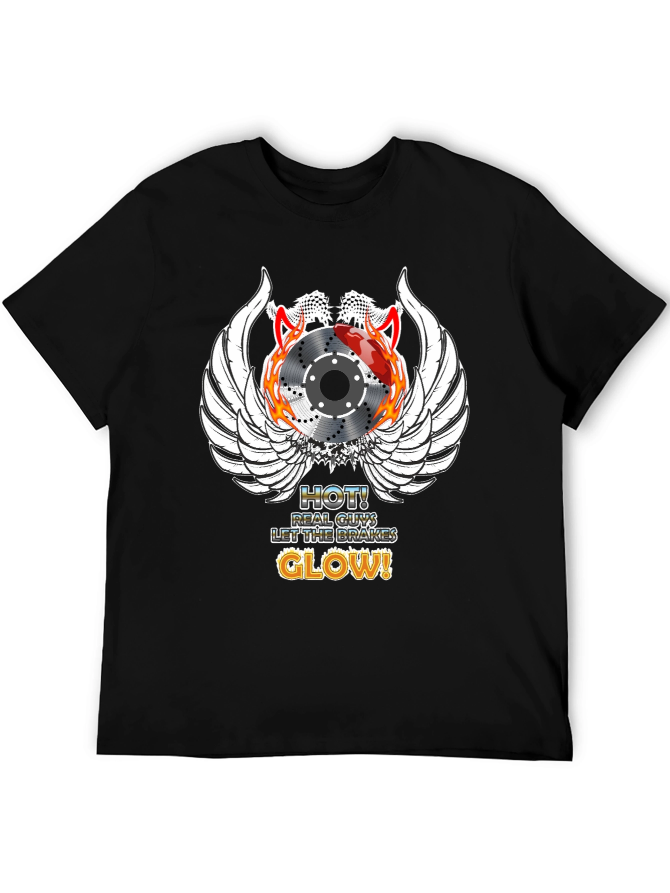 Hot Brakes Glow T-Shirt Automotive Enthusiast Tee