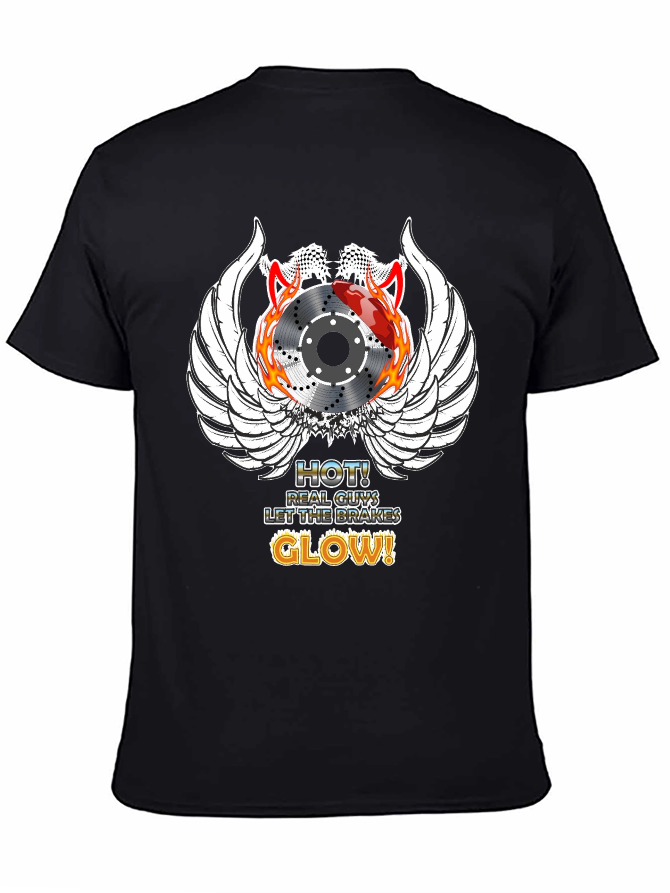 Hot Brakes Glow T-Shirt Automotive Enthusiast Tee