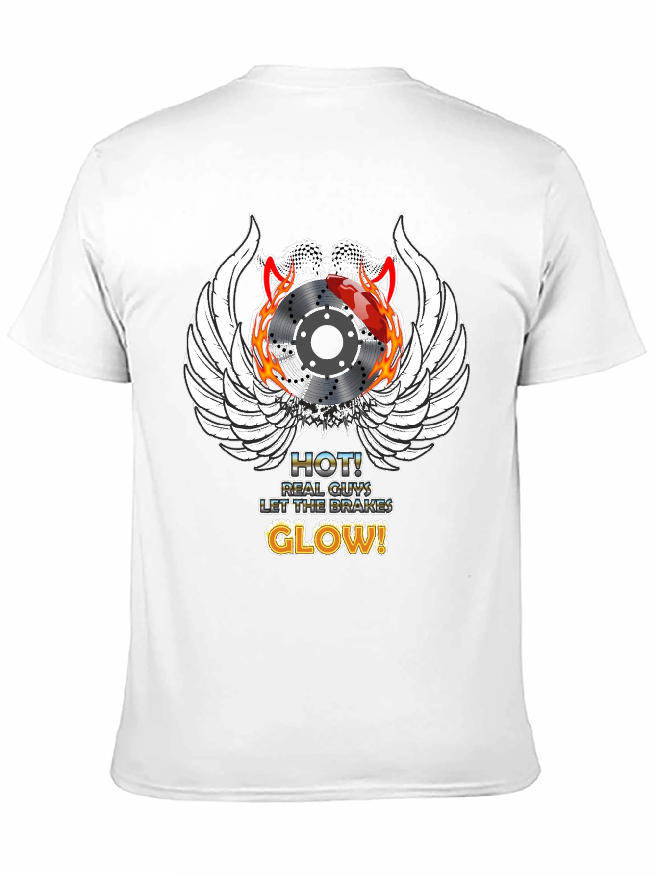 Hot Brakes Glow T-Shirt Automotive Enthusiast Tee