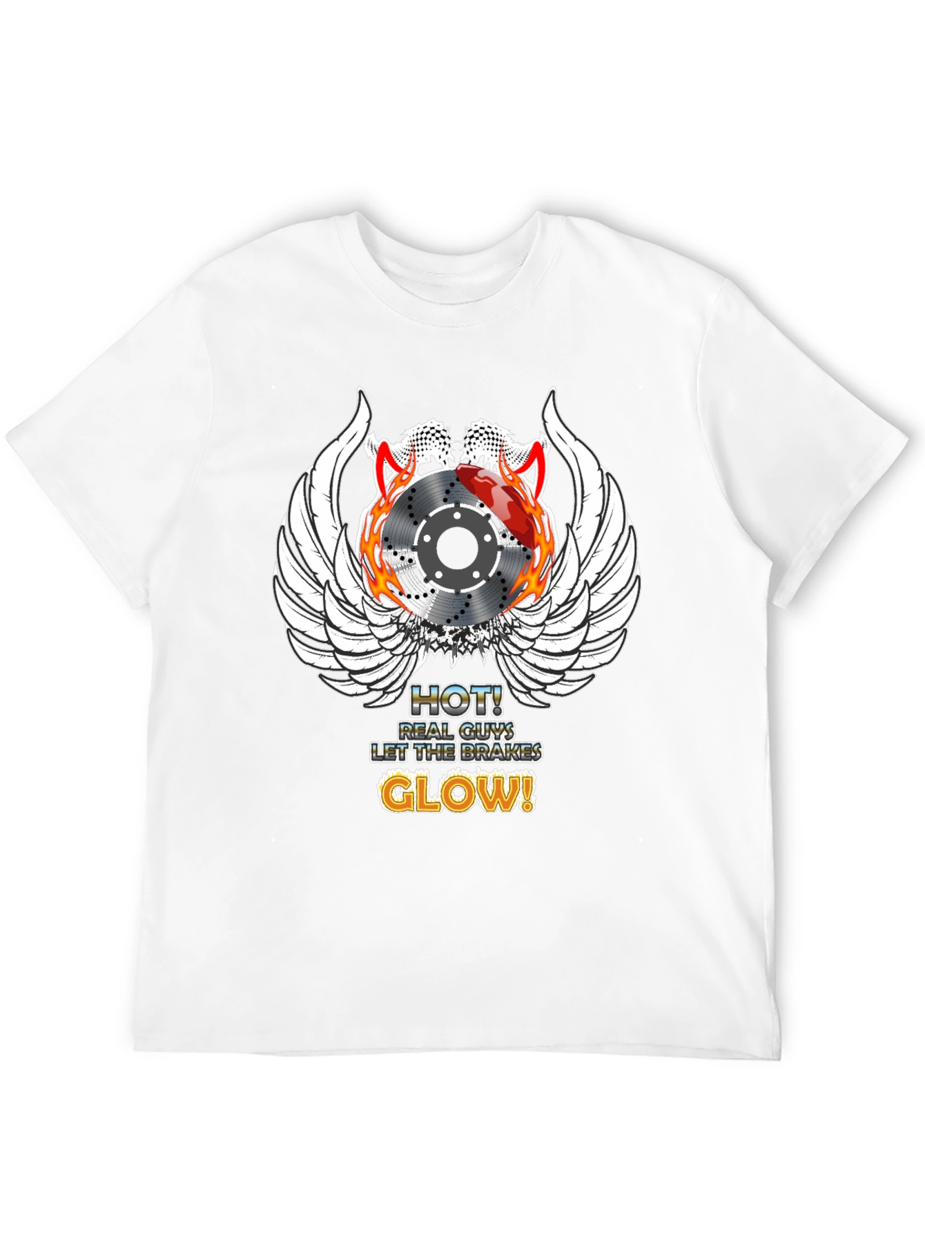 Hot Brakes Glow T-Shirt Automotive Enthusiast Tee