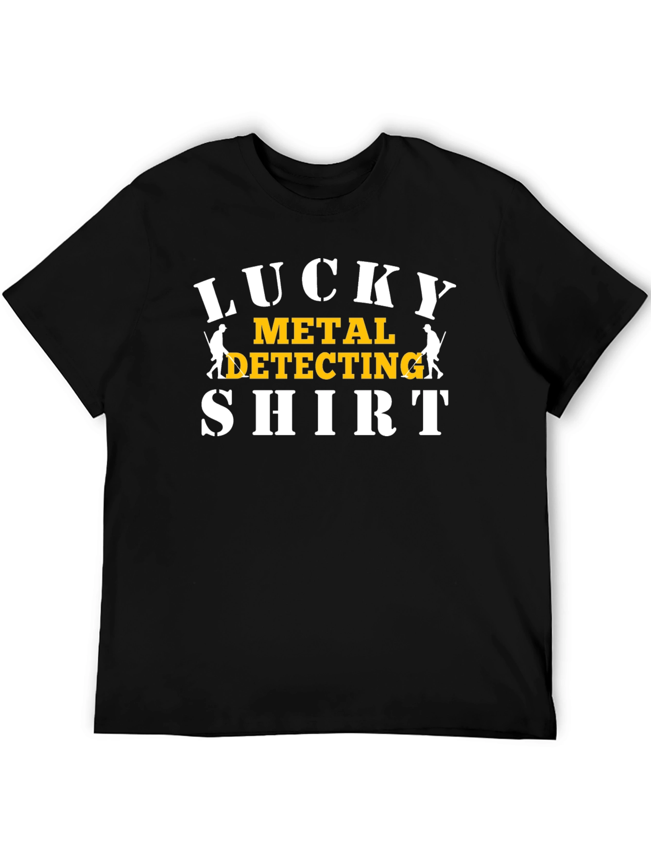 Lucky Metal Detecting Shirt Black