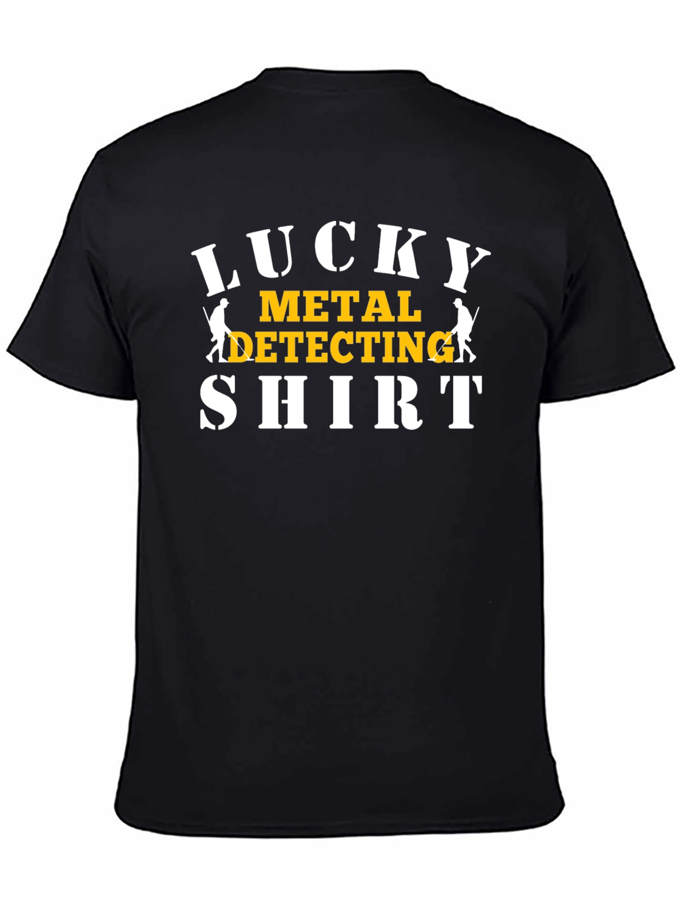 Lucky Metal Detecting Shirt Black