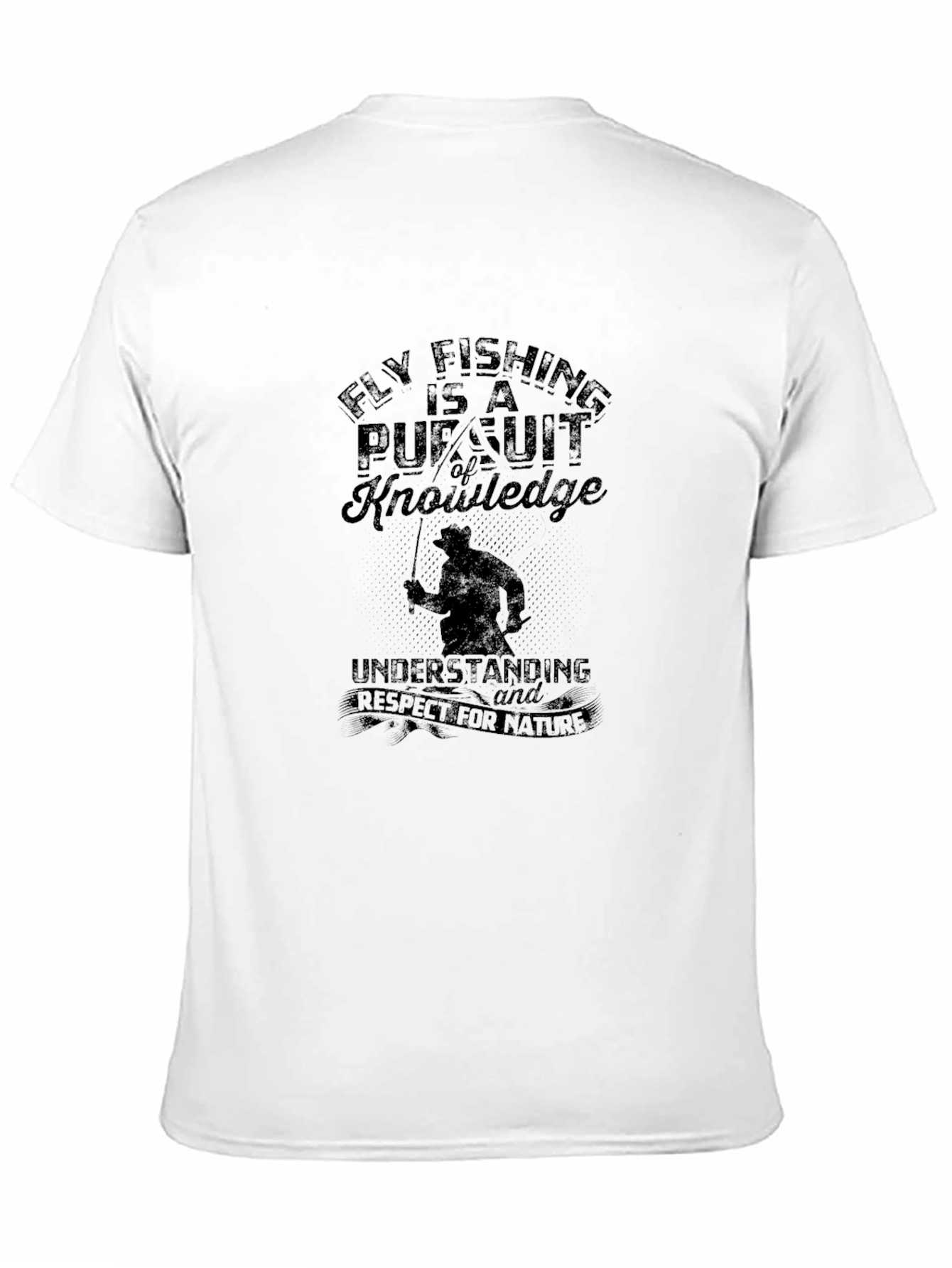 Fly Fishing Pursuit of Knowledge Graphic Tee
