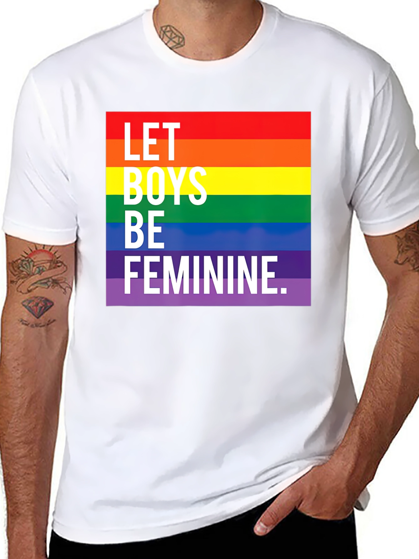 Let Boys Be Feminine Pride T-Shirt