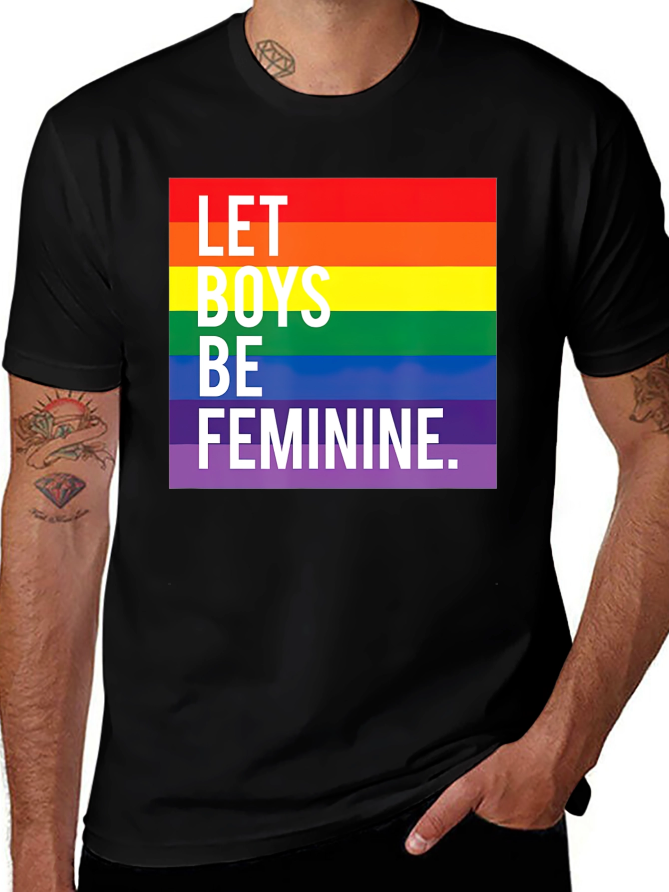 Let Boys Be Feminine Pride T-Shirt