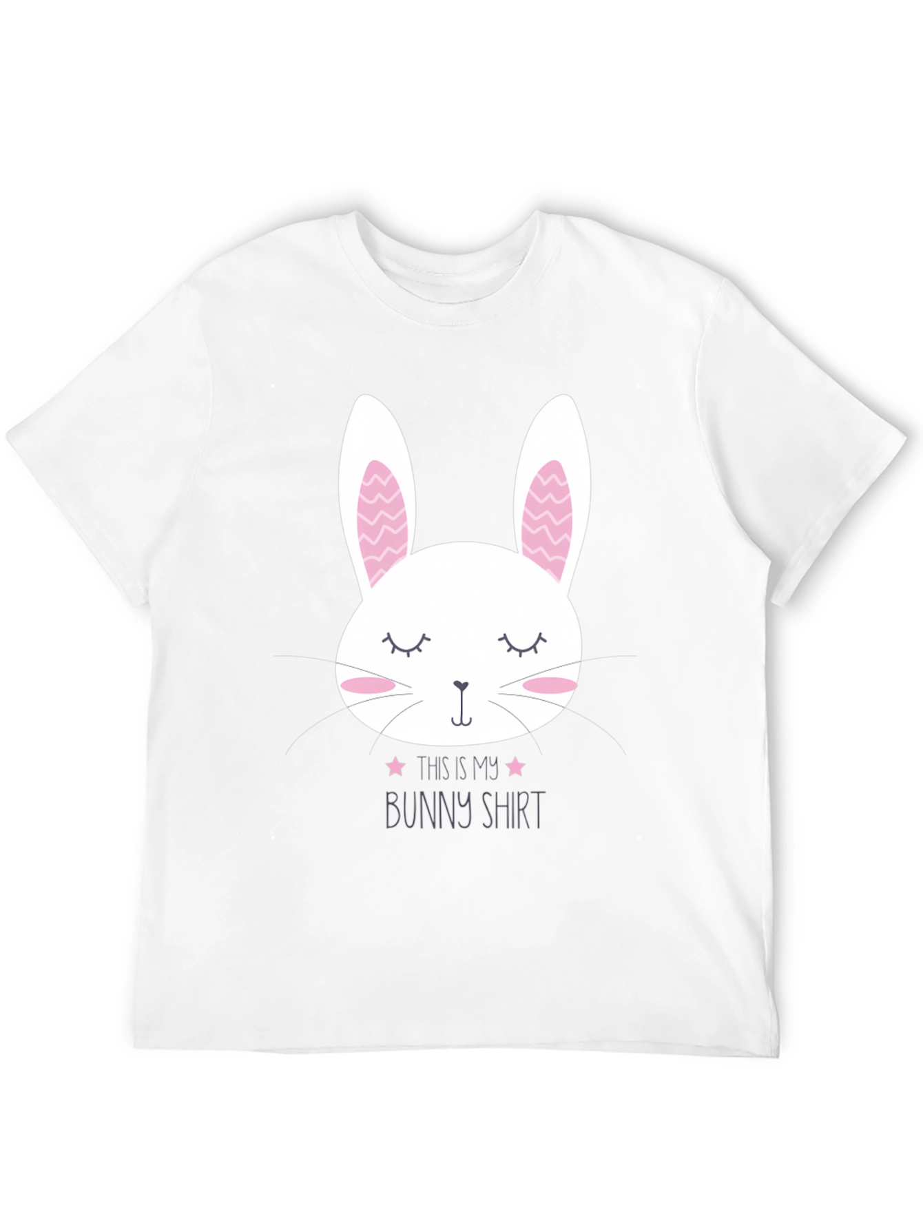 Cute Bunny Shirt - Easter Apparel for Men