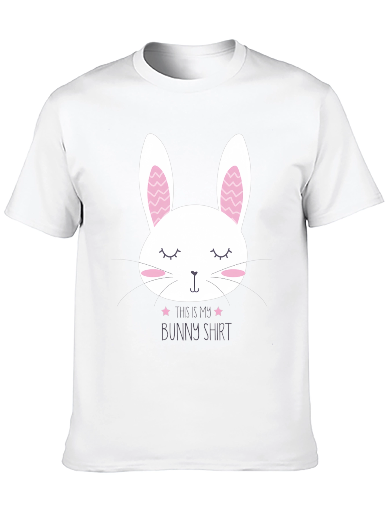 Cute Bunny Shirt - Easter Apparel for Men