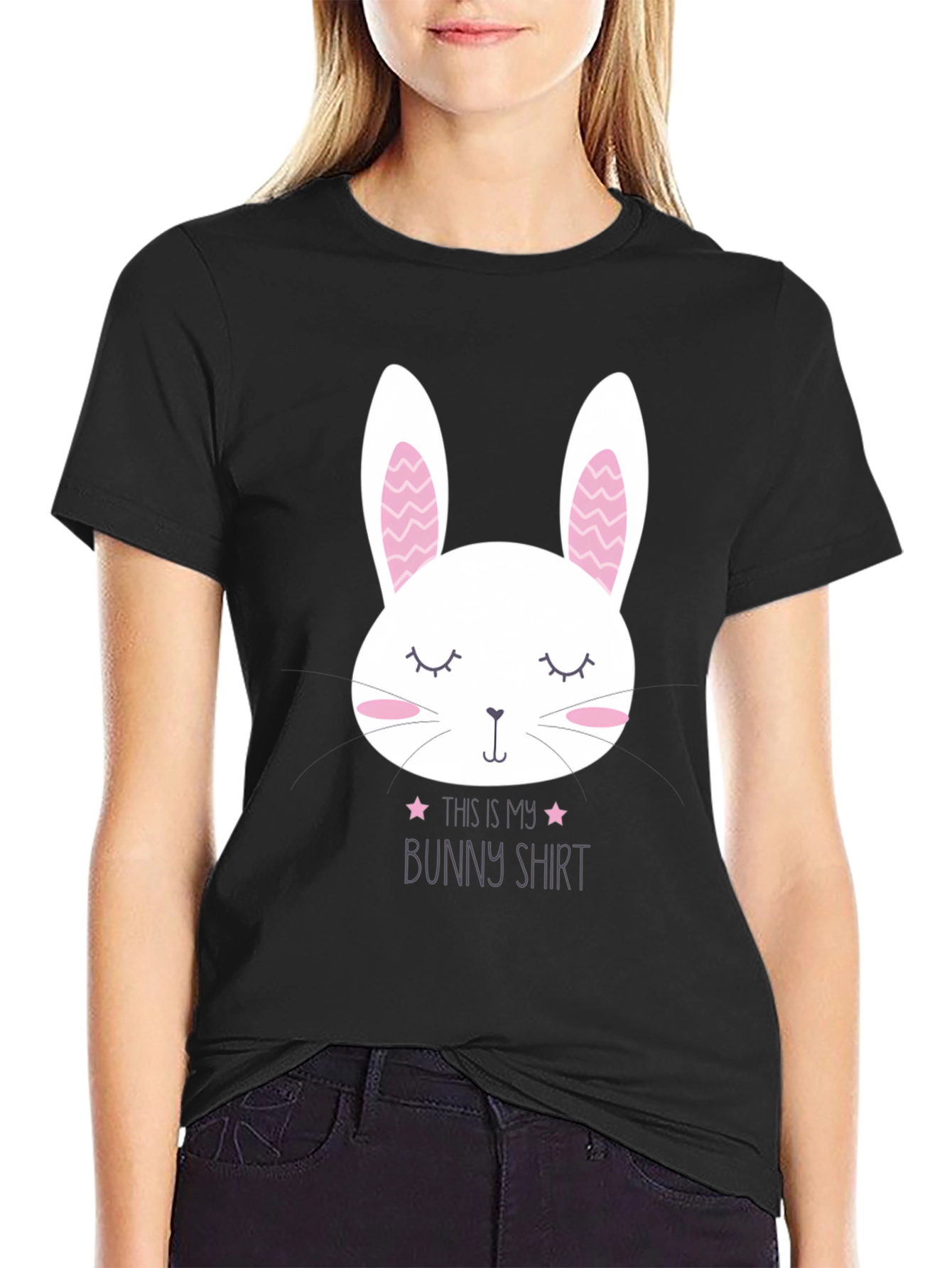 Cute Bunny Shirt - Easter Apparel for Men