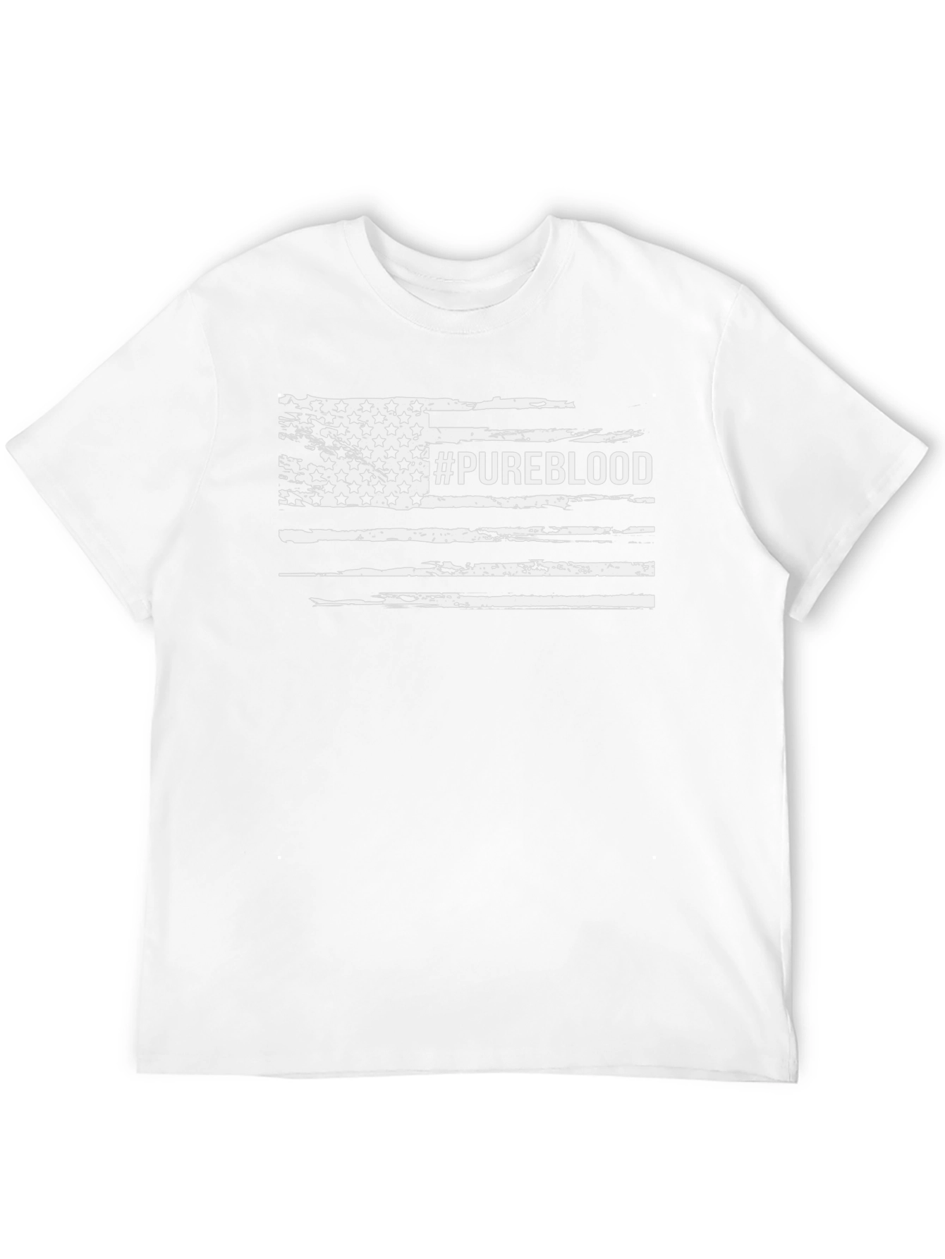 Pureblood American Flag Distressed Tee
