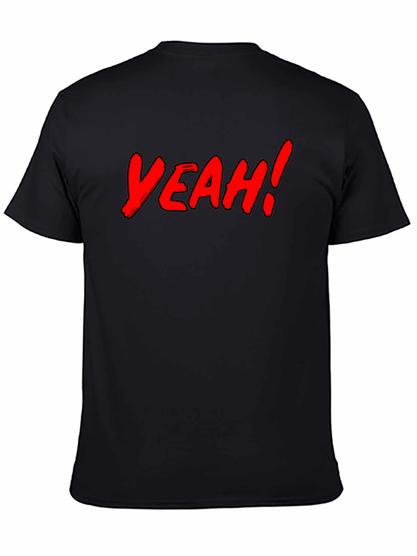 Yeah! Graphic Print Black T-Shirt