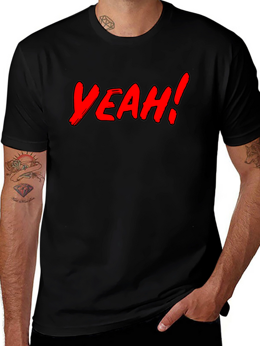Yeah! Graphic Print Black T-Shirt