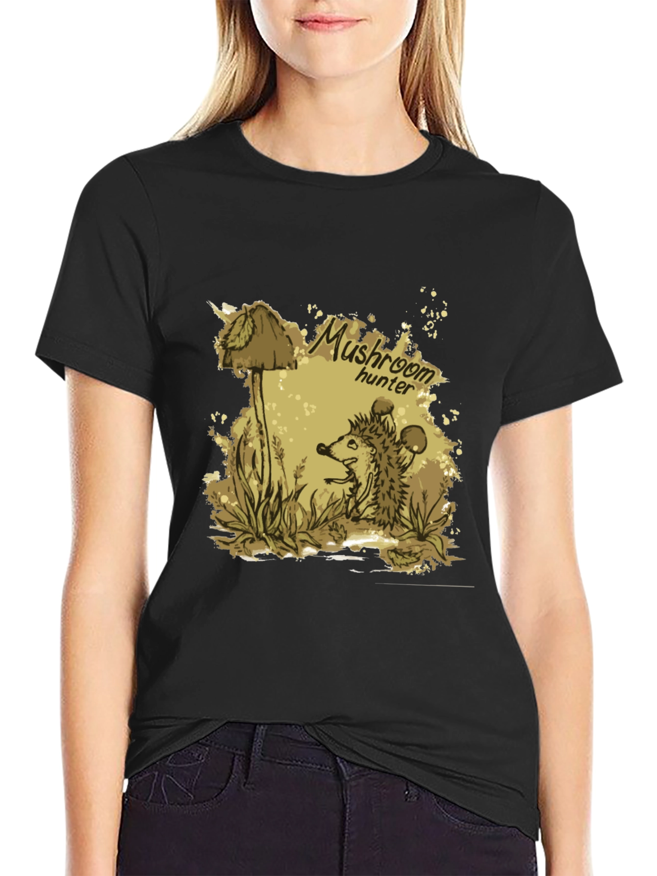 Mushroom Hunter T-Shirt - Unique Graphic Tee