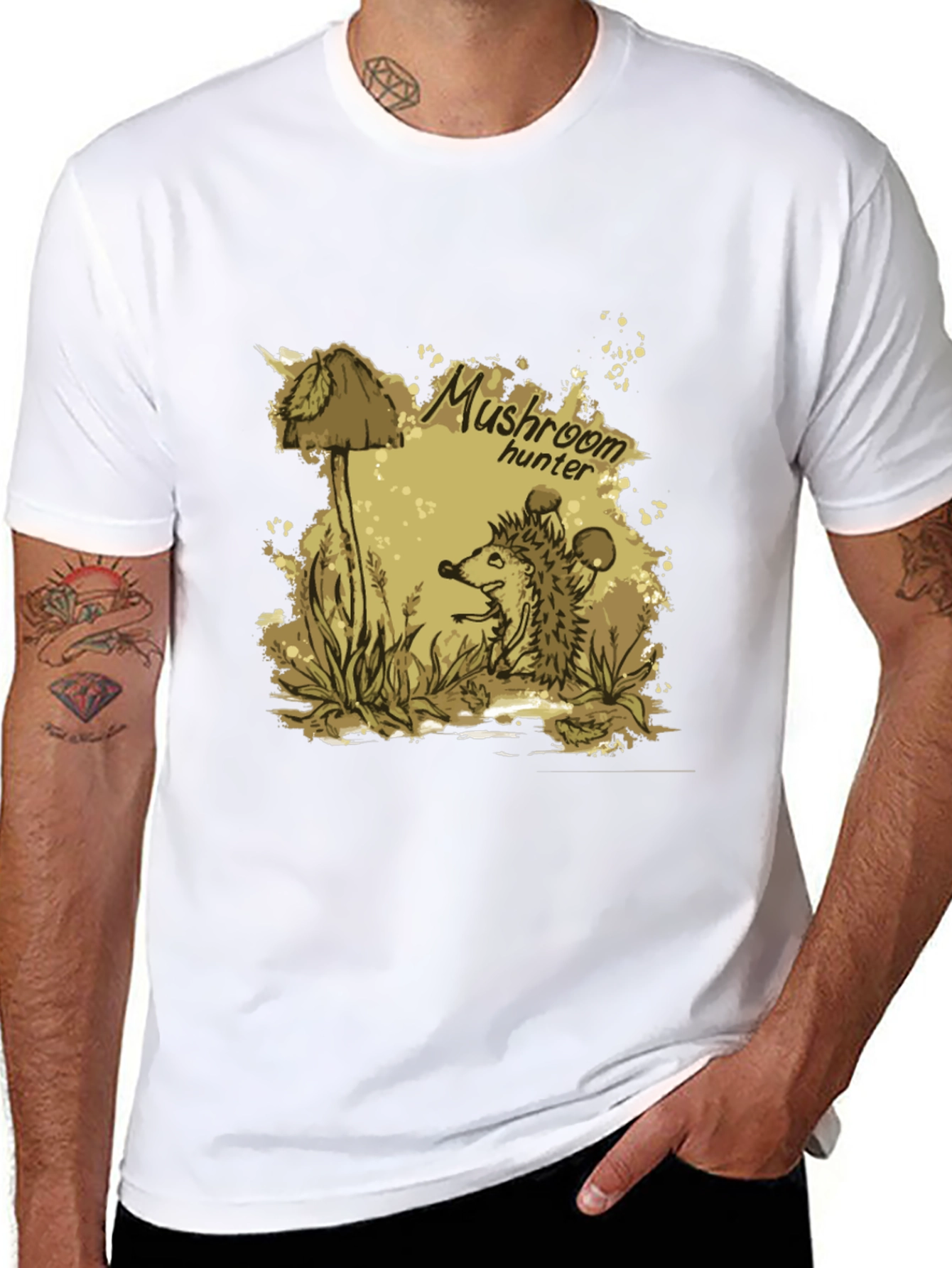 Mushroom Hunter T-Shirt - Unique Graphic Tee