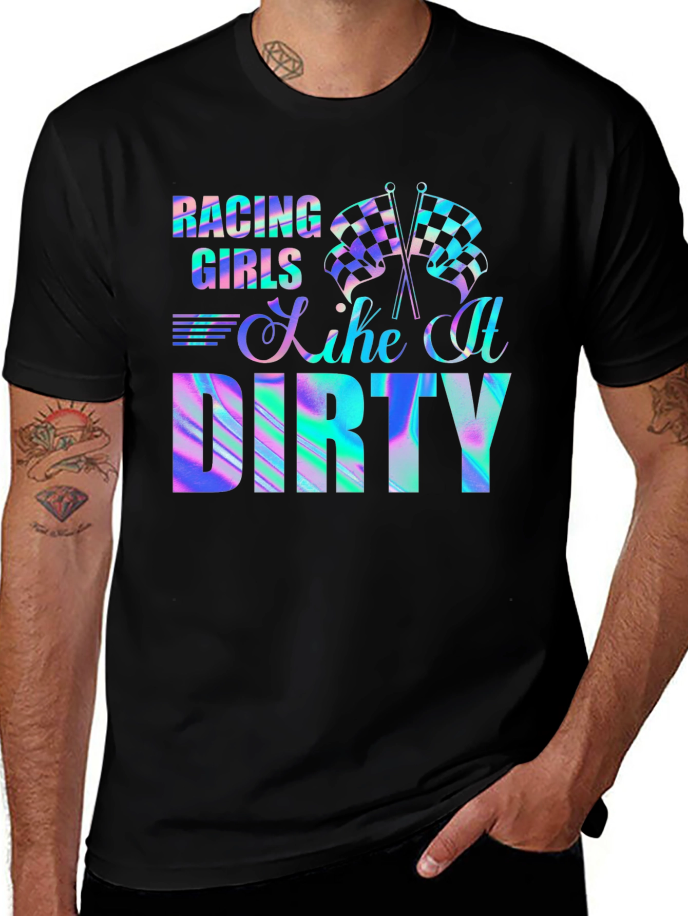 Racing Girls Like It Dirty T-Shirt