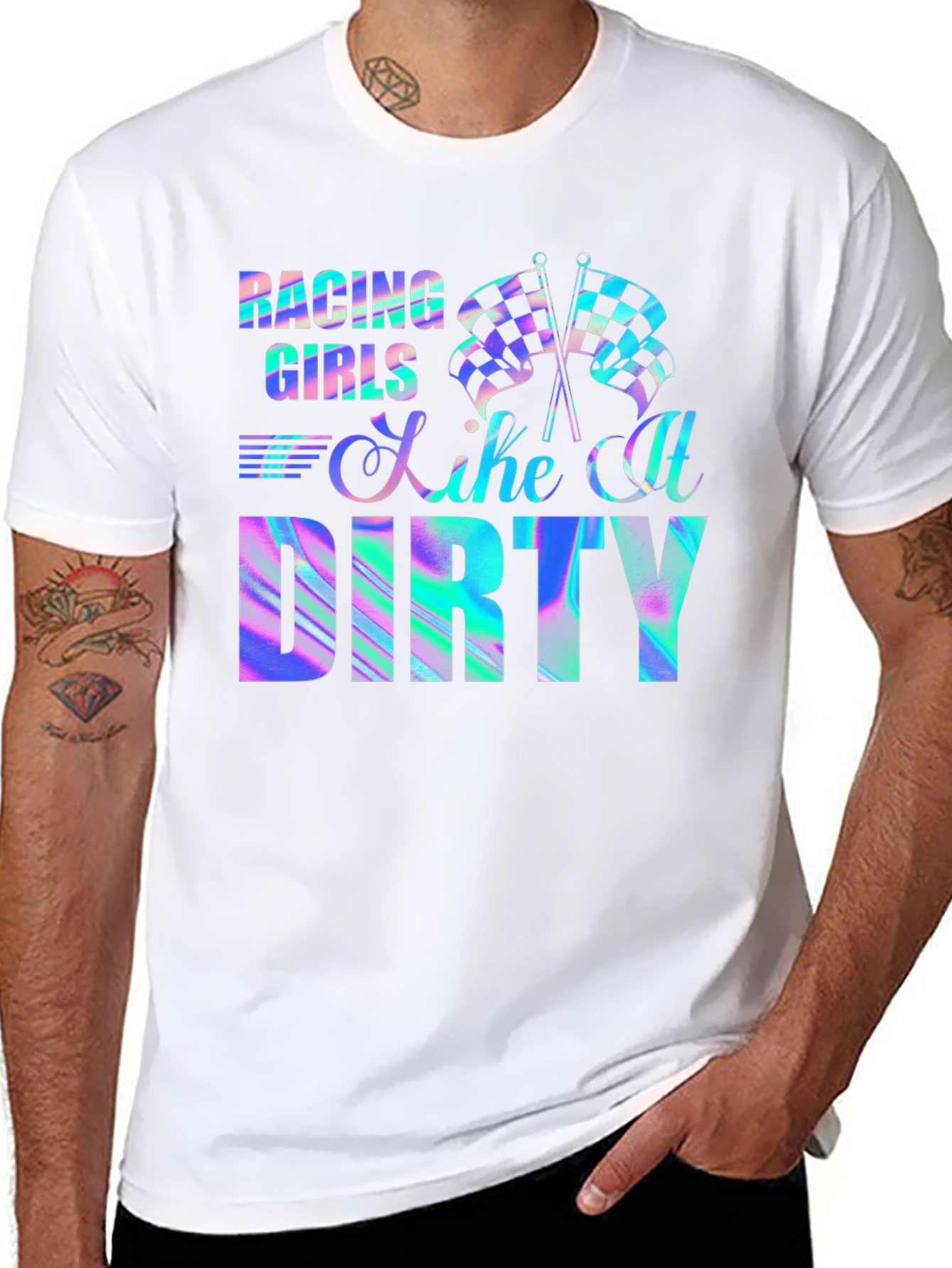 Racing Girls Like It Dirty T-Shirt