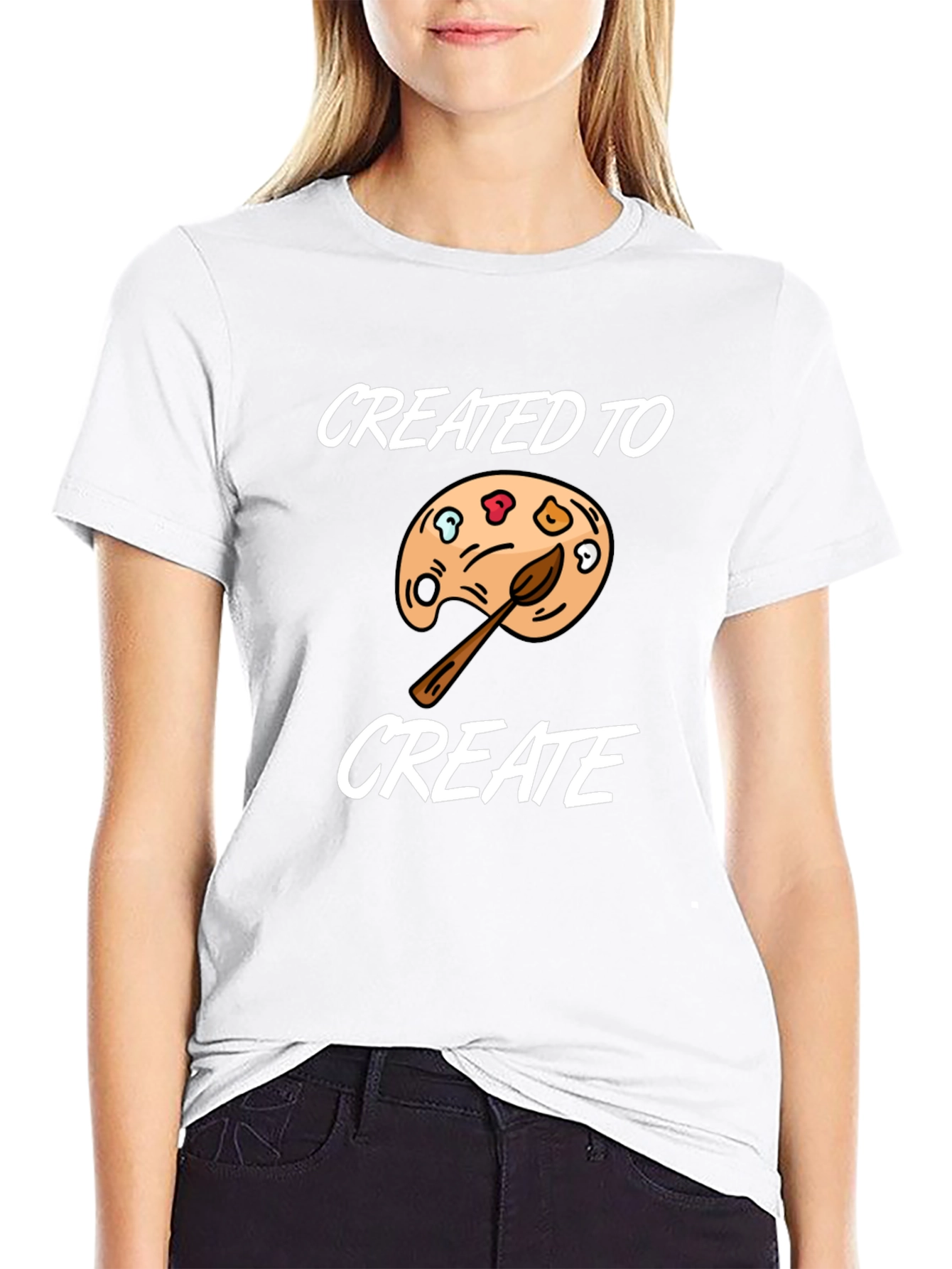 Created to Create Artist Palette T-Shirt