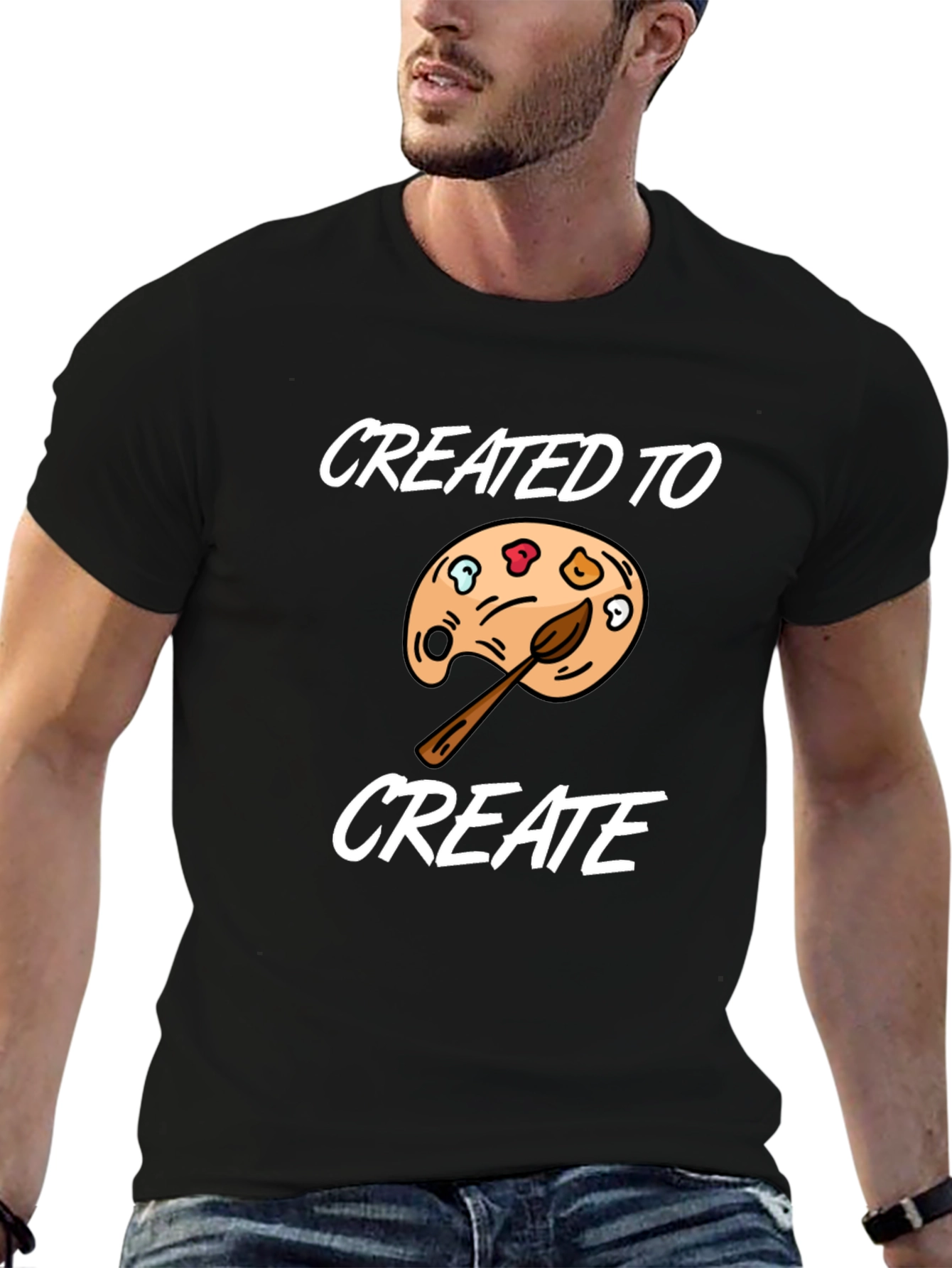 Created to Create Artist Palette T-Shirt