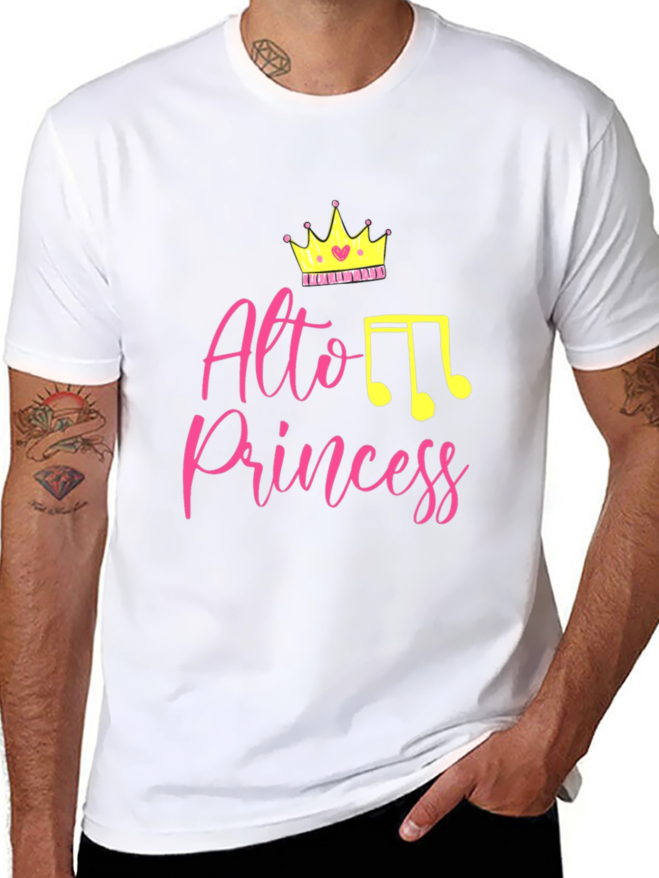 Alto Princess Graphic Tee - Music Lovers Shirt
