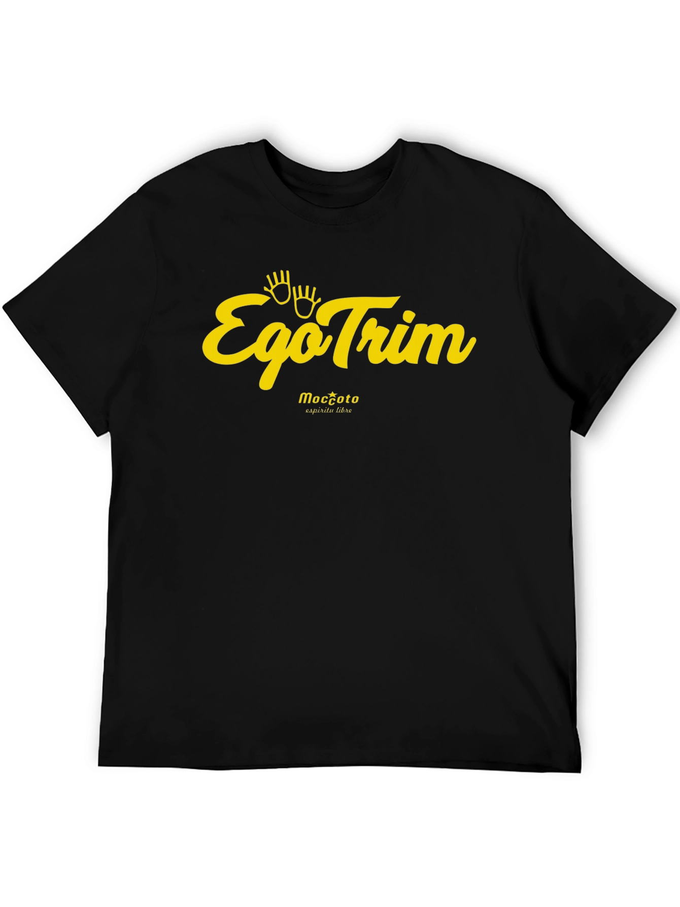 EgoTrim Graphic Tee - Black Cotton Blend