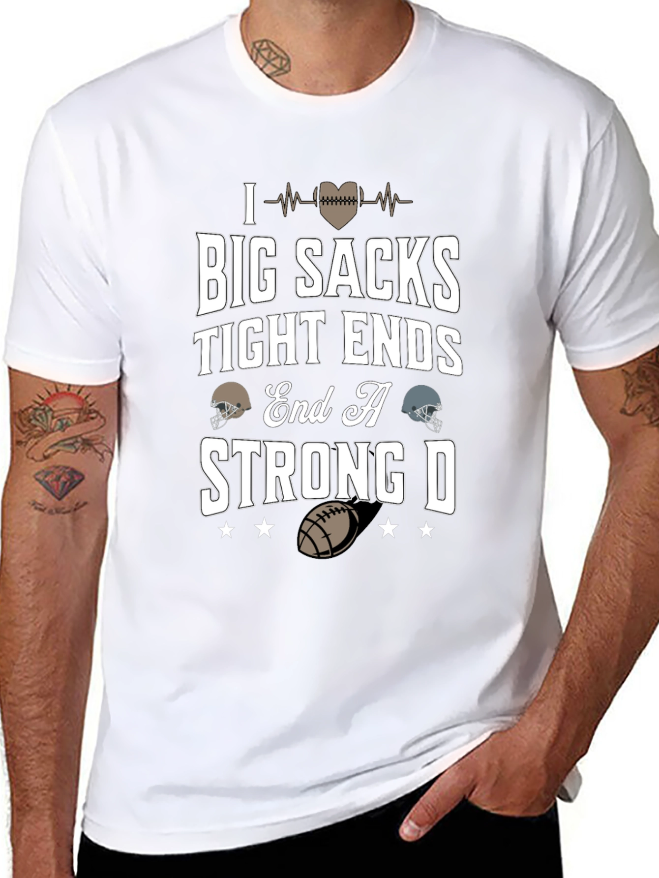 Big Sacks Tight Ends T-Shirt