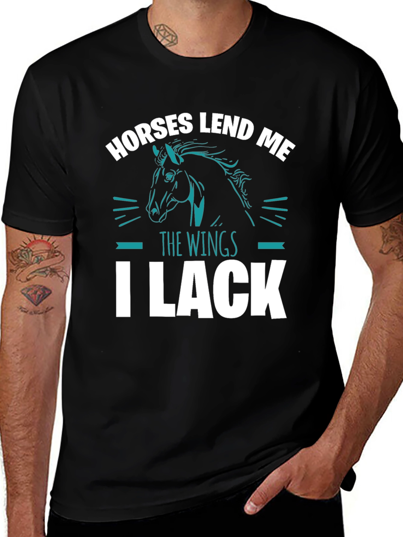 Horses Lend Me The Wings I Lack T-Shirt