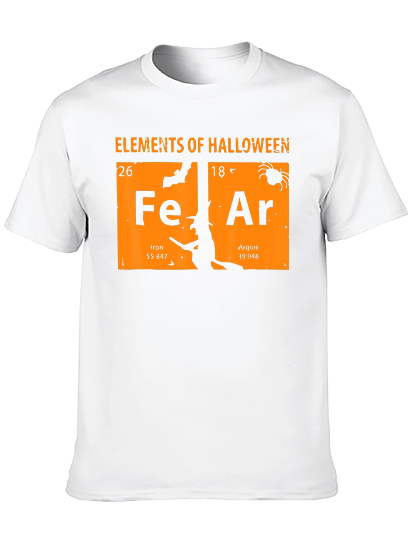 Elements of Halloween T-Shirt: Fear Periodic Table Design