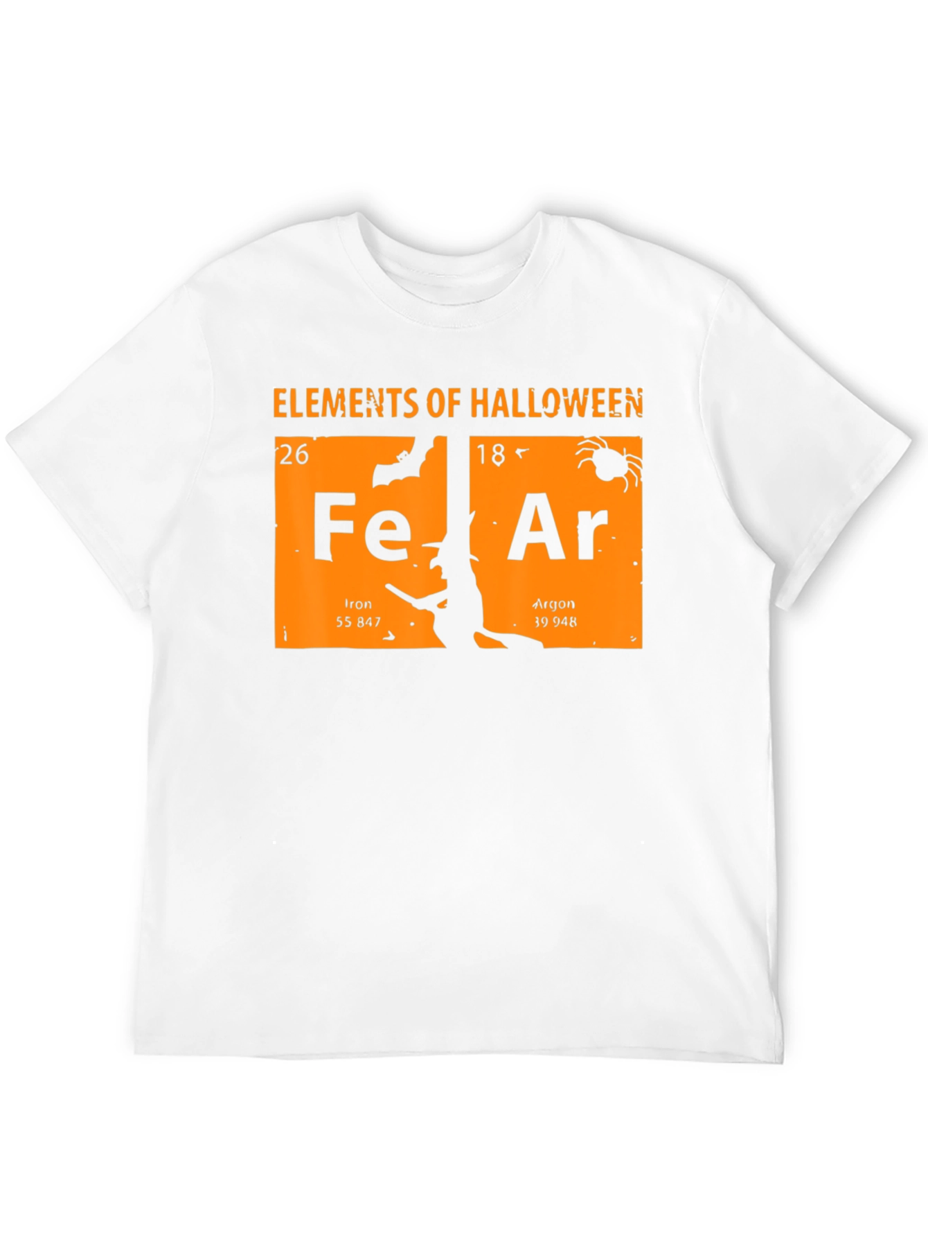 Elements of Halloween T-Shirt: Fear Periodic Table Design