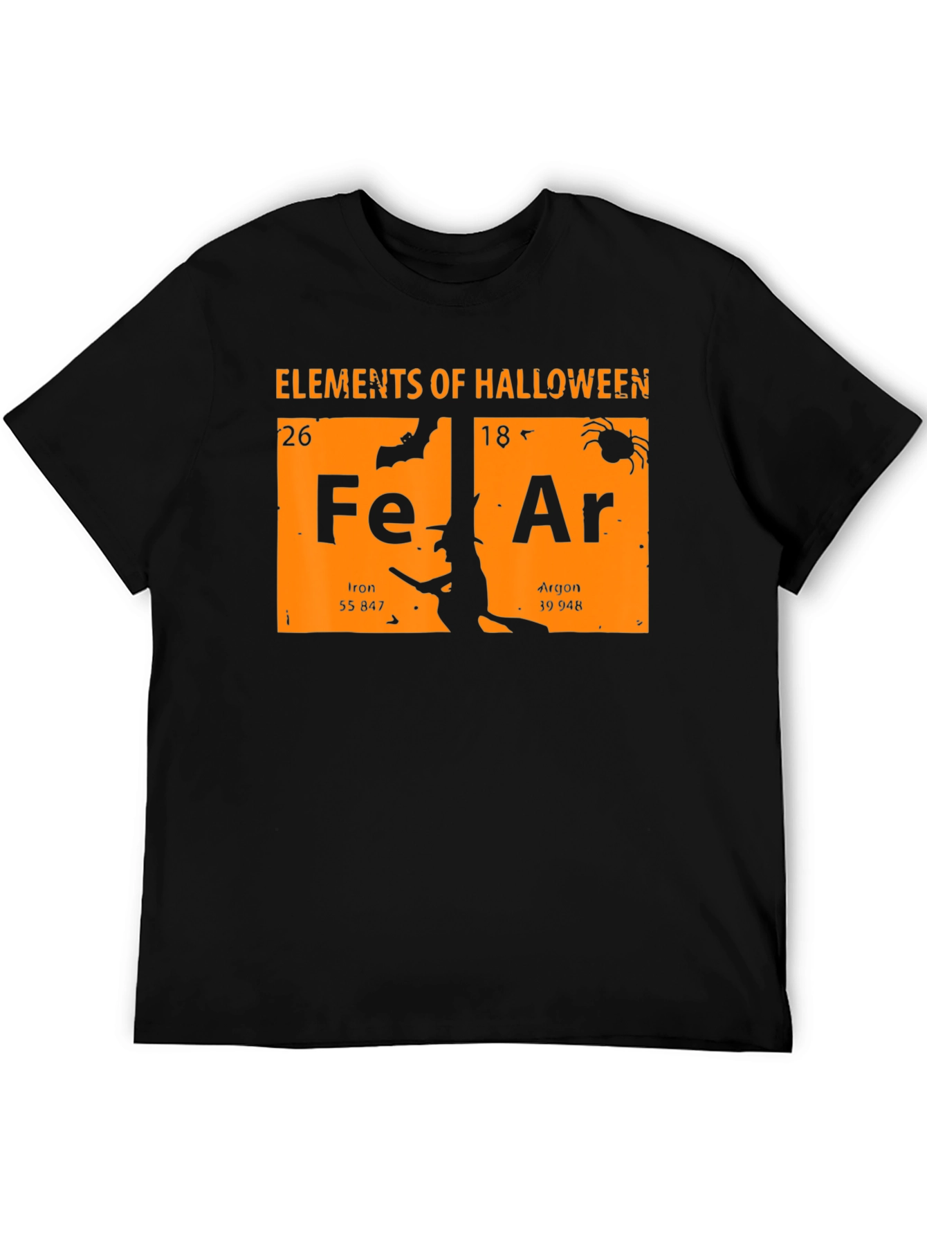 Elements of Halloween T-Shirt: Fear Periodic Table Design