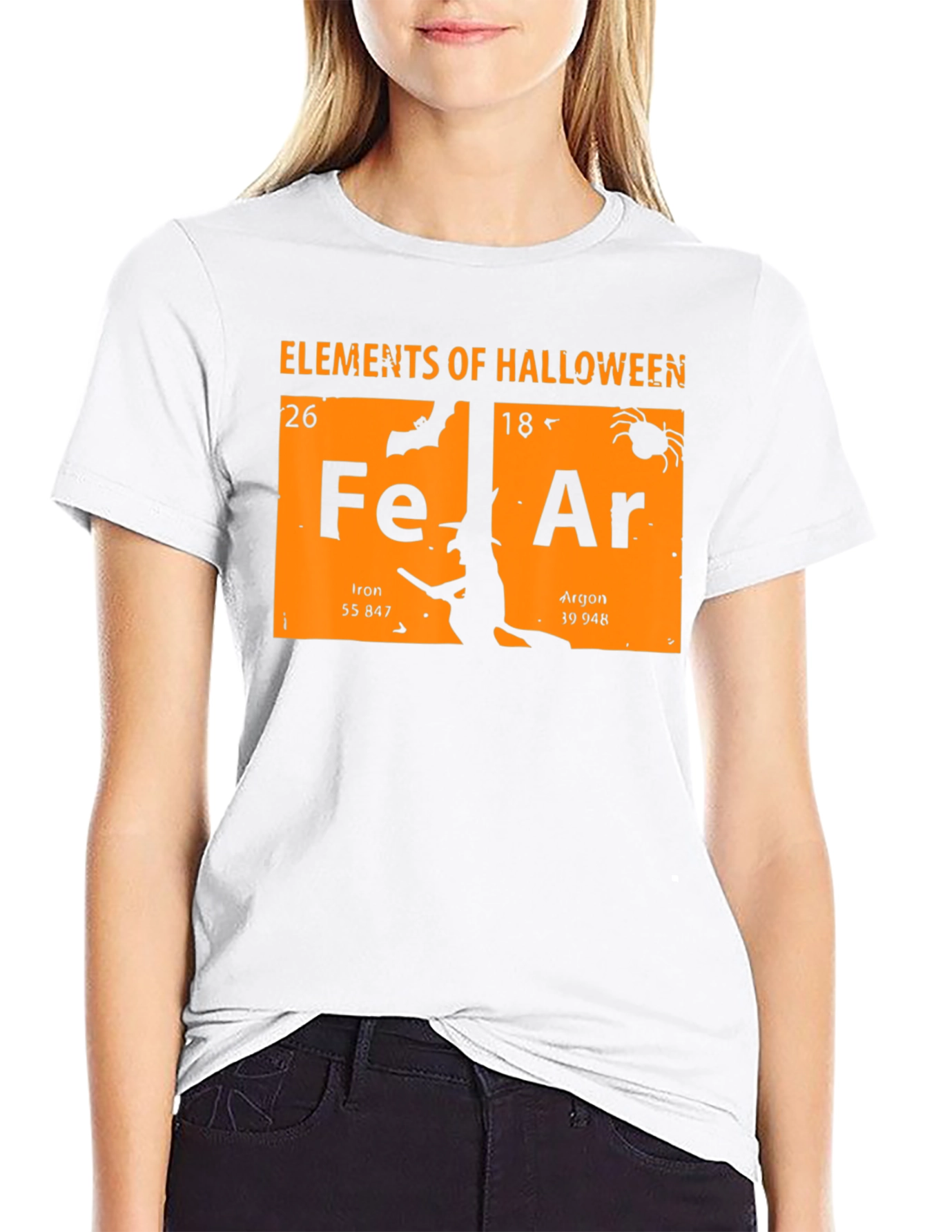 Elements of Halloween T-Shirt: Fear Periodic Table Design
